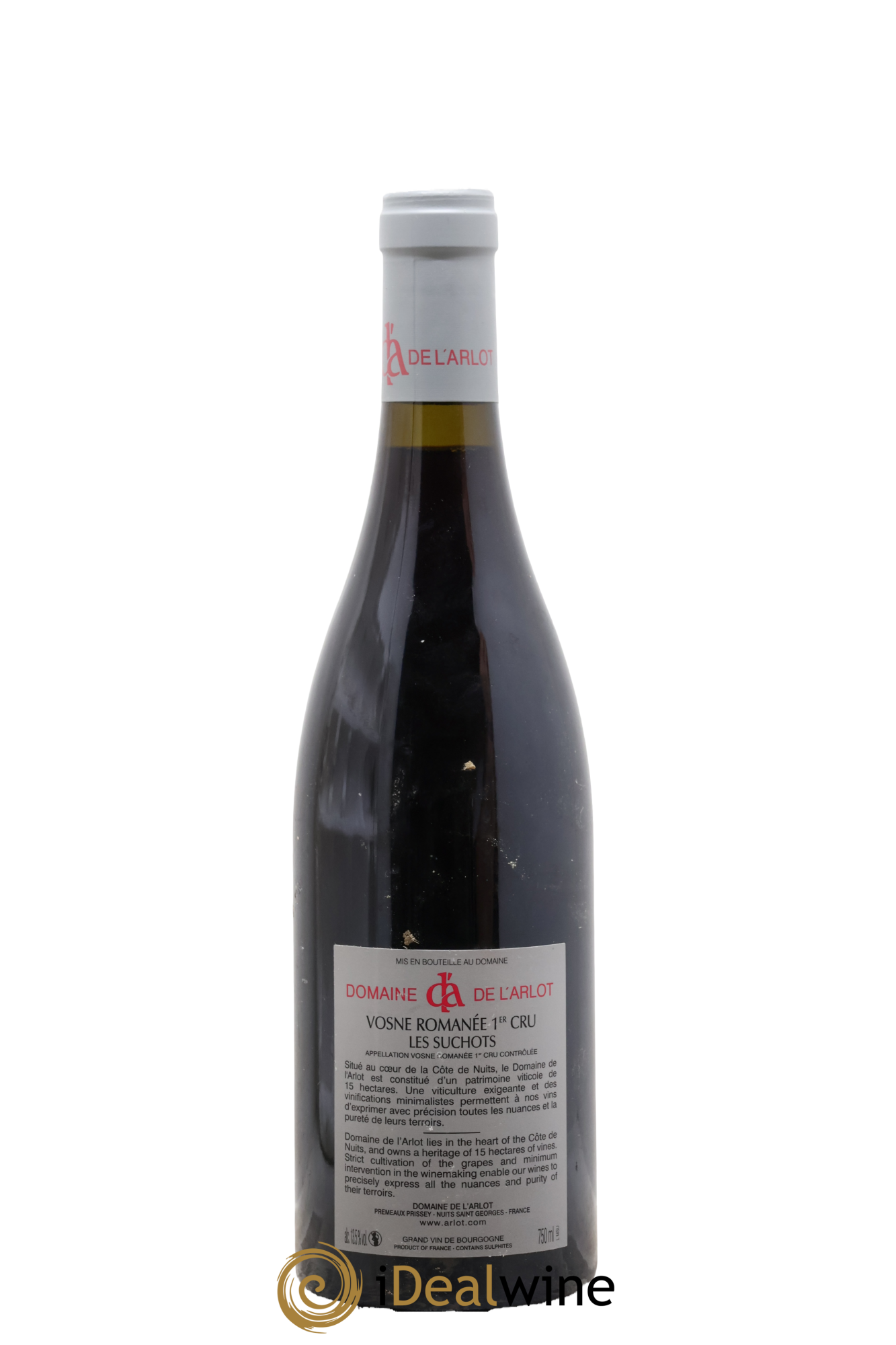 Vosne-Romanée 1er Cru Les Suchots Domaine de l'Arlot 2016 - Lot de 1 bouteille - 1