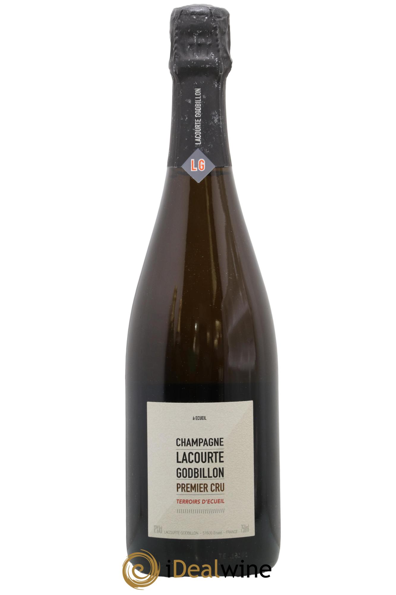 Champagne Premier Cru Terroirs D'Ecueil Lacourte Godbillon - Lot de 1 bouteille - 0