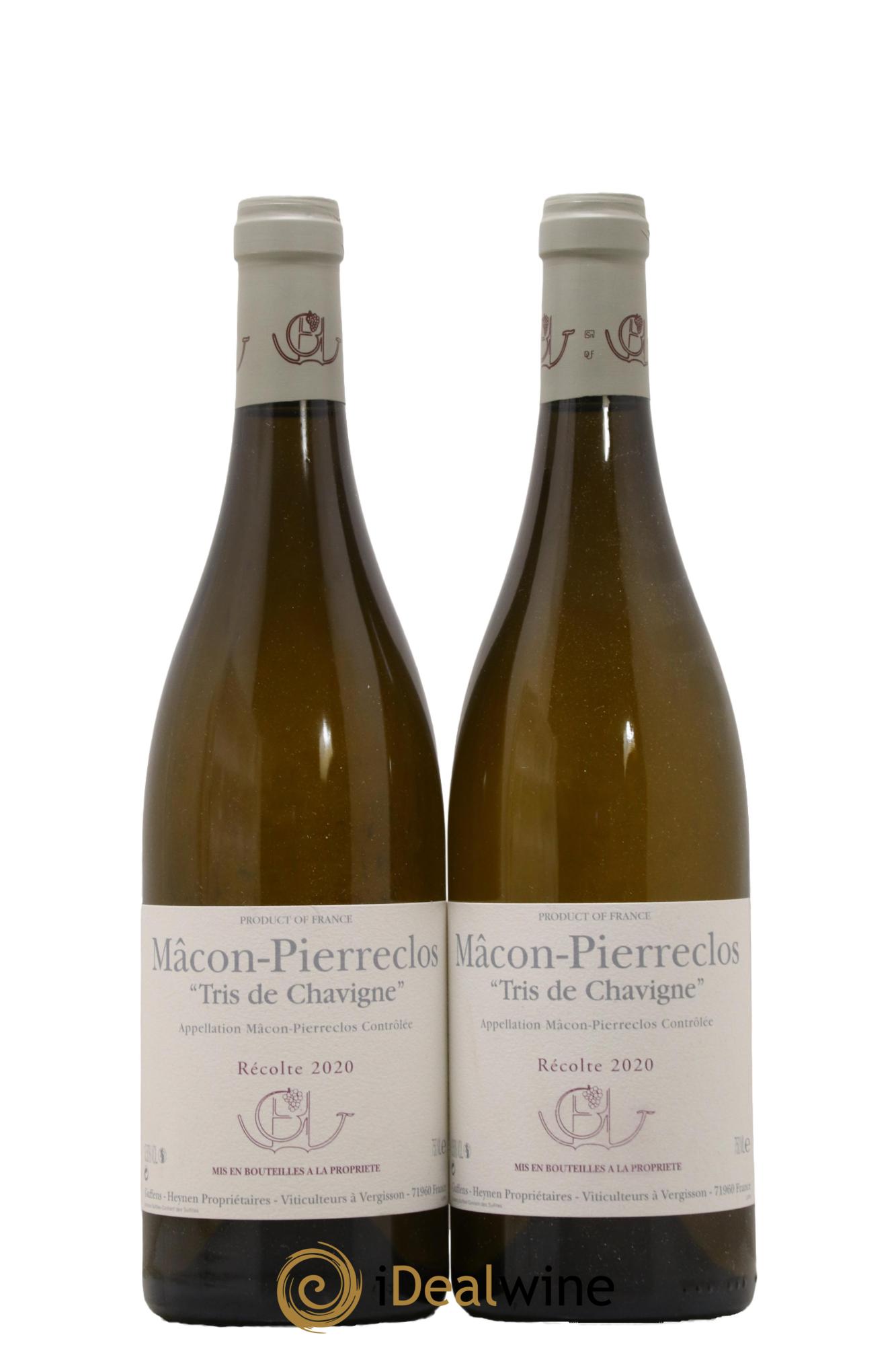 Mâcon-Pierreclos Tri de Chavigne Guffens-Heynen 2020 - Posten von 2 Flaschen - 0
