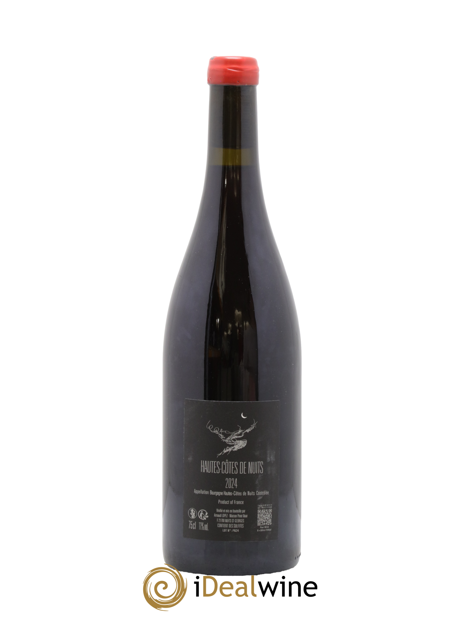 Hautes-Côtes de Nuits Pinot Noar Arnaud Lopez 2024 - Lot de 1 bouteille - 1
