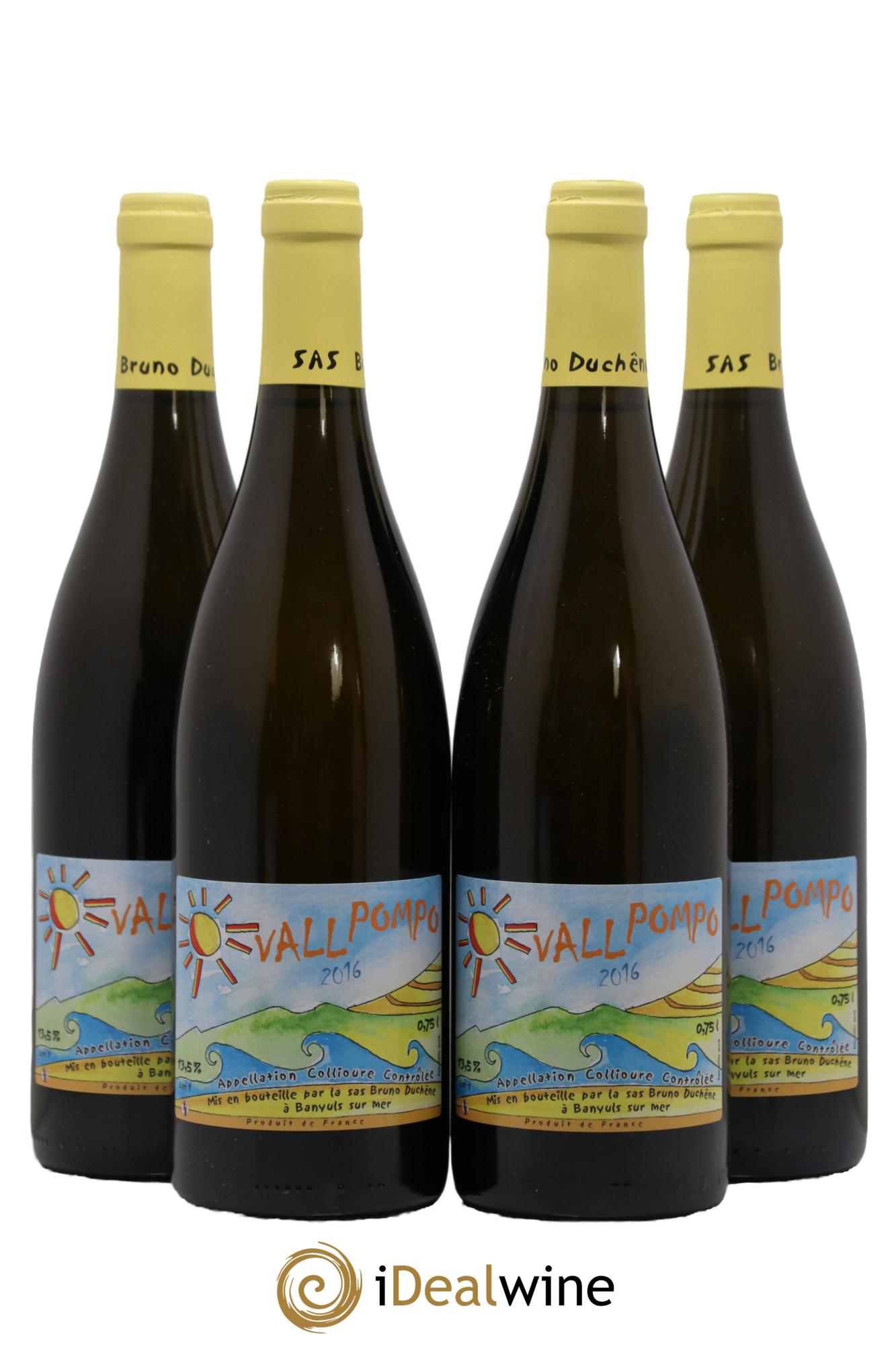 Collioure Vall Pompo Bruno Duchêne 2016 - Lotto di 4 bottiglie - 0