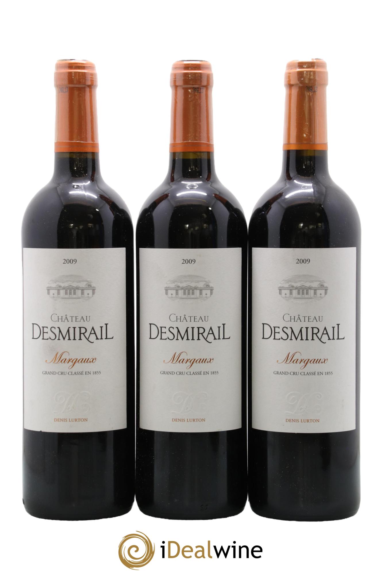 Château Desmirail 3ème Grand Cru Classé 2009 - Lot de 3 bouteilles - 0
