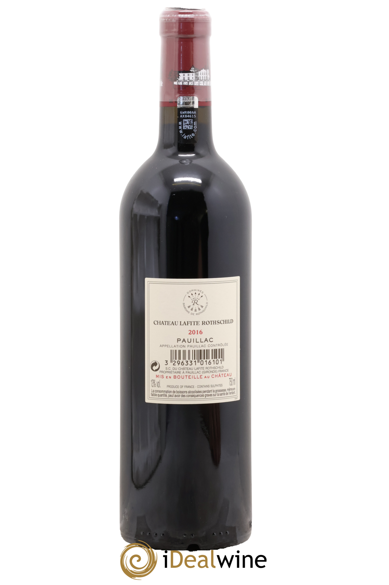 Château Lafite Rothschild 1er Grand Cru Classé 2016 - Lot de 1 bouteille - 2