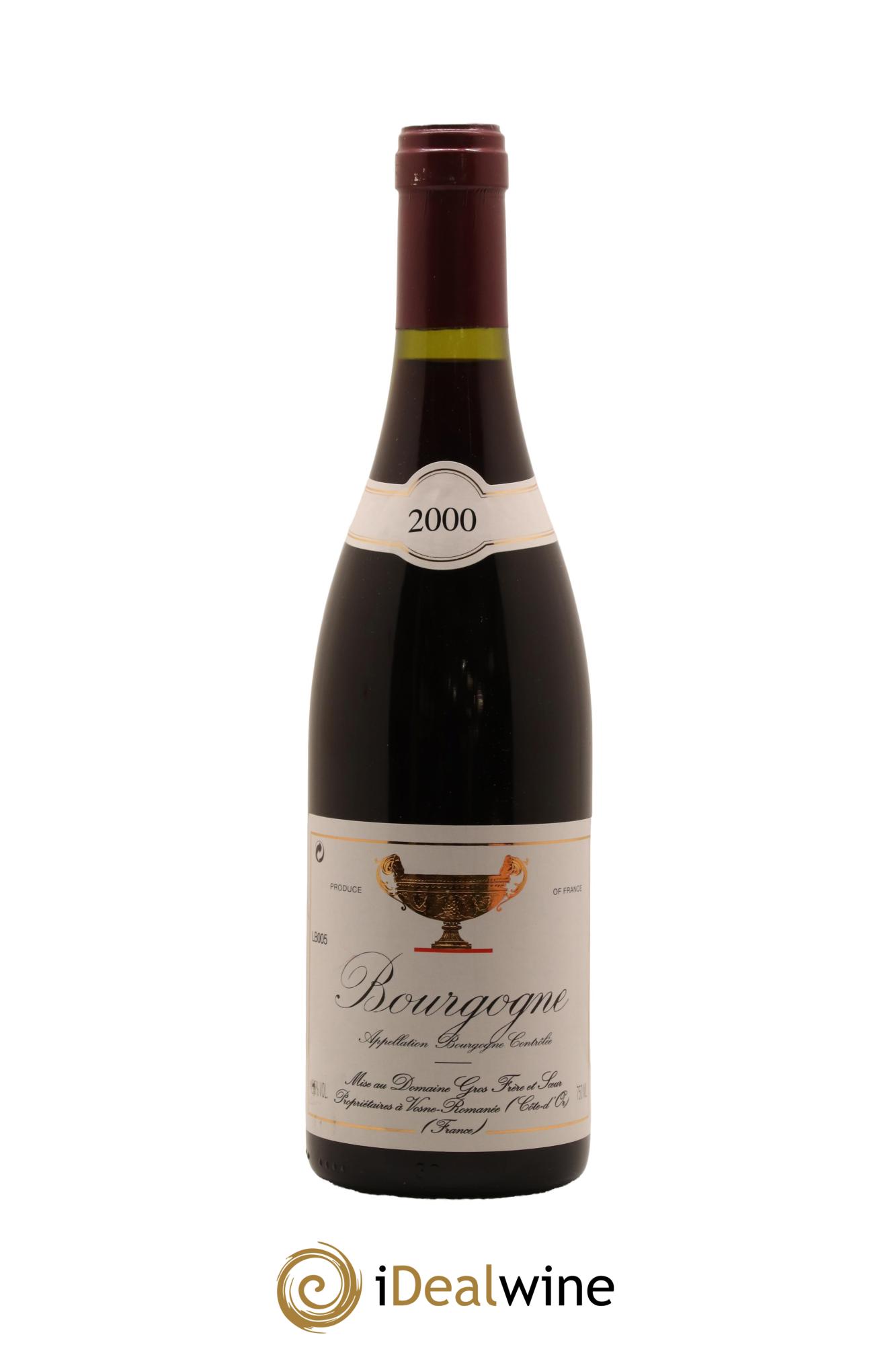 Bourgogne Gros Frère & Soeur 2000 - Lot de 1 bouteille - 0