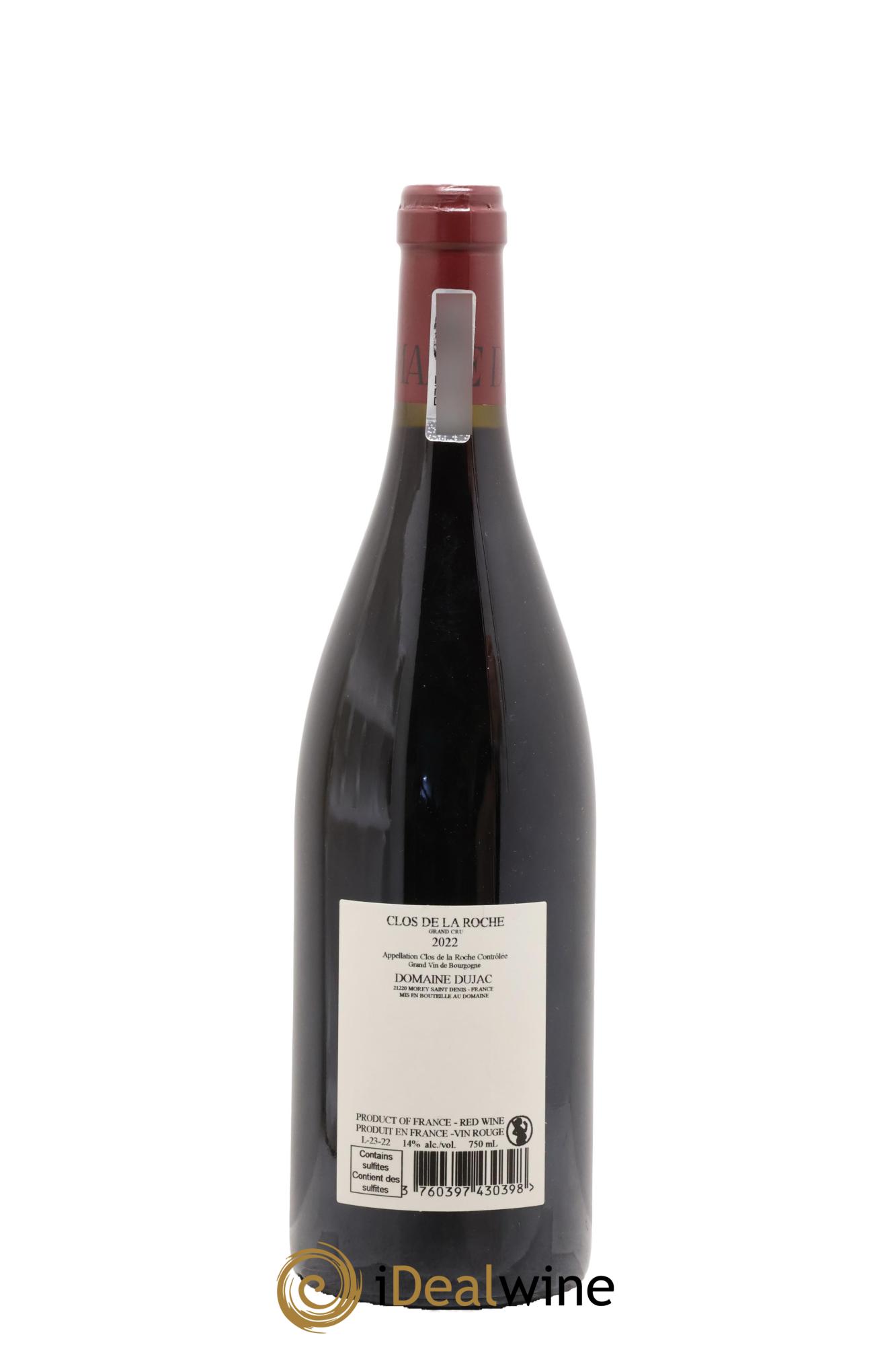 Clos de la Roche Grand Cru Dujac (Domaine) 2022 - Lotto di 1 bottiglia - 1