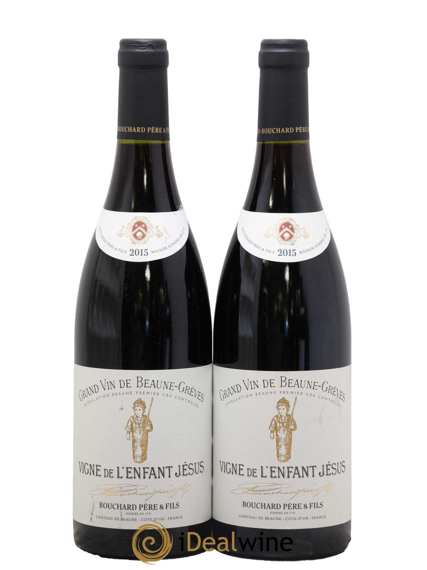 Beaune 1er Cru Grèves - Vigne de l'Enfant Jésus Bouchard Père & Fils 2015 - Lot de 2 bouteilles - 0