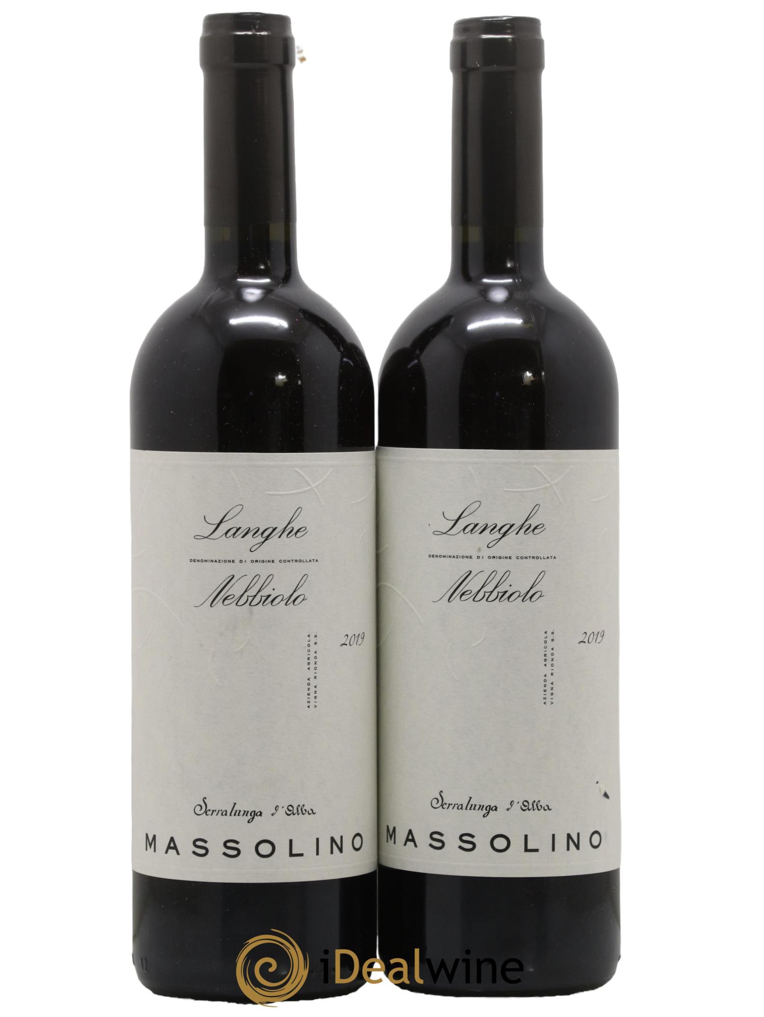 Langhe DOC Nebbiolo Massolino 2019 - Lot de 2 bouteilles - 0
