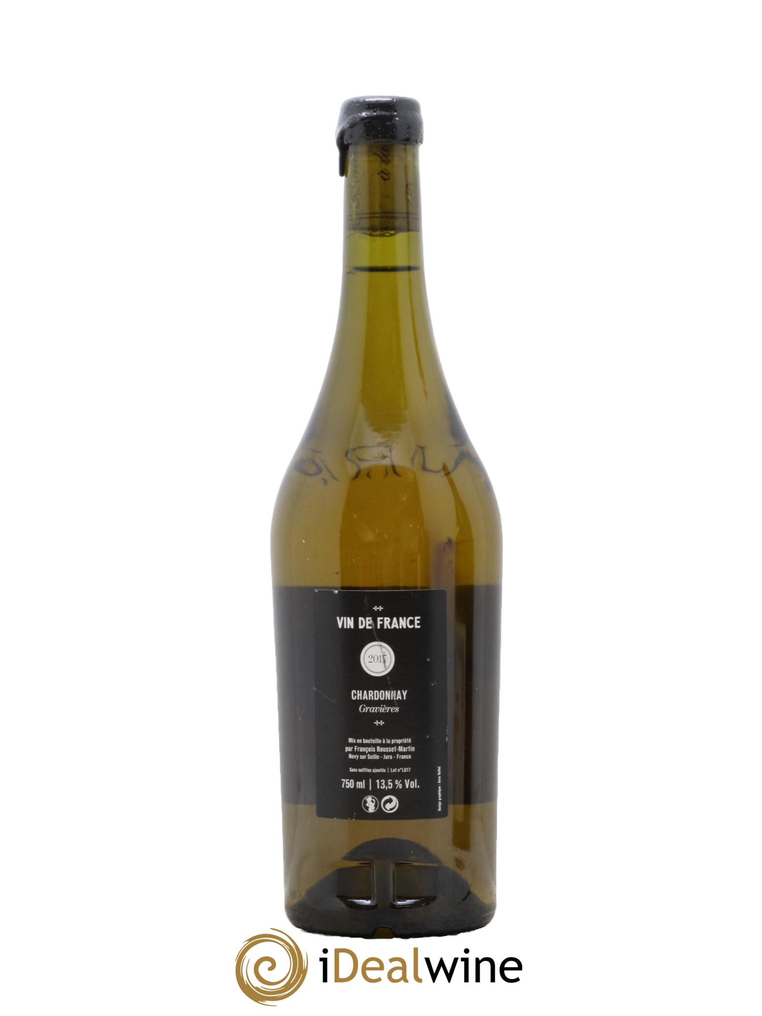 Vin de France Gravières François Rousset Martin  2017 - Lotto di 1 bottiglia - 1
