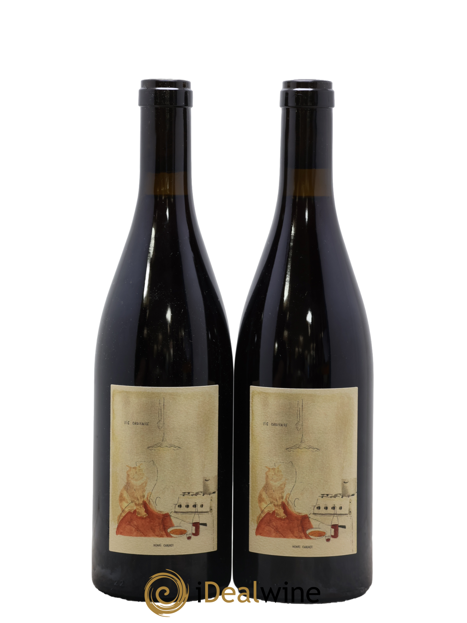 Vin de France Vie ordinaire Henri Chauvet 2022 - Lot de 2 bouteilles - 0