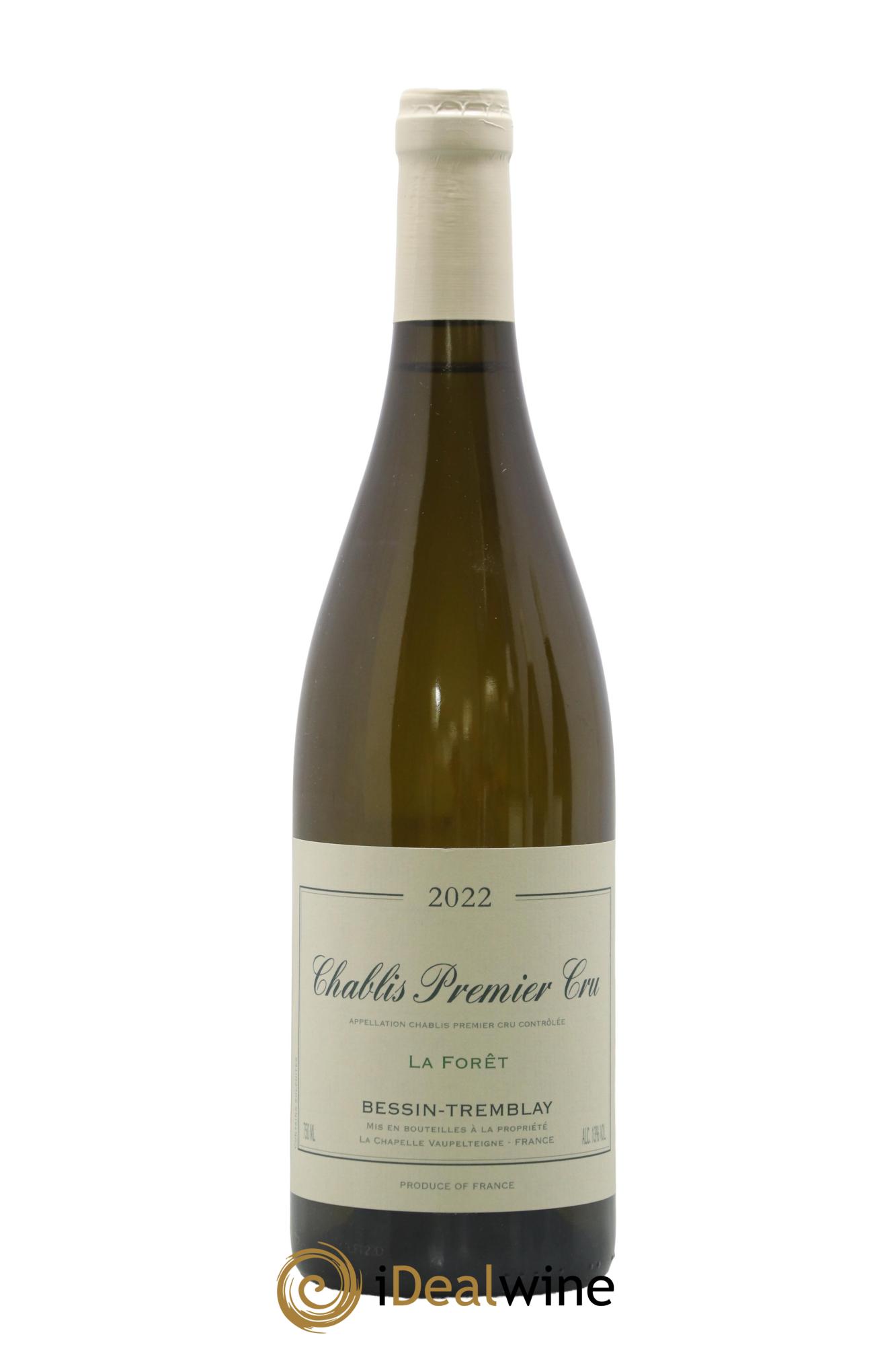 Chablis 1er Cru La Forêt Jean-Claude & Romain Bessin 2022 - Lot of 1 bottle - 0