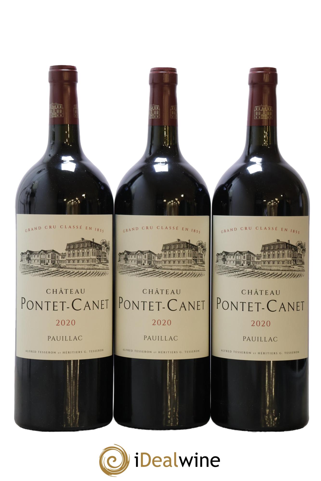 Château Pontet Canet 5ème Grand Cru Classé  2020 - Lot de 3 magnums - 0