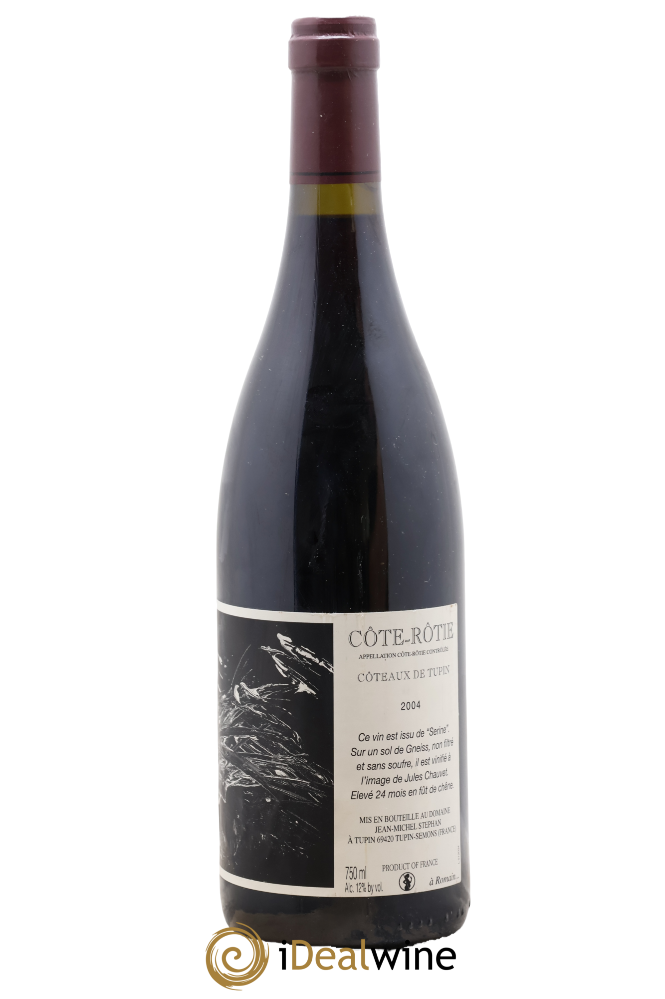 Côte-Rôtie Coteaux de Tupin Jean-Michel Stephan 2004 - Lot de 1 bouteille - 0