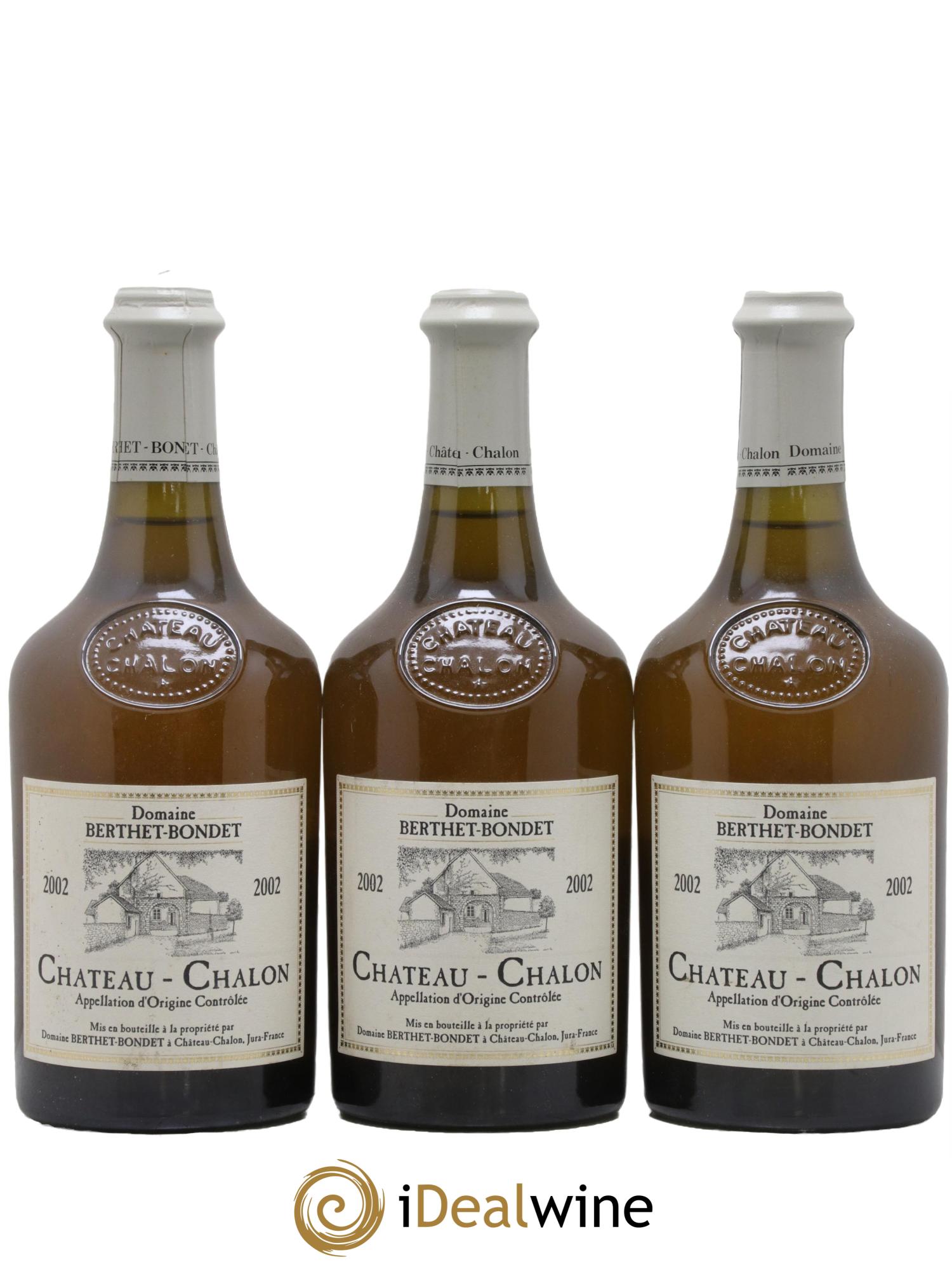 Château-Chalon Berthet-Bondet 2002 - Lot de 3 clavelins - 0