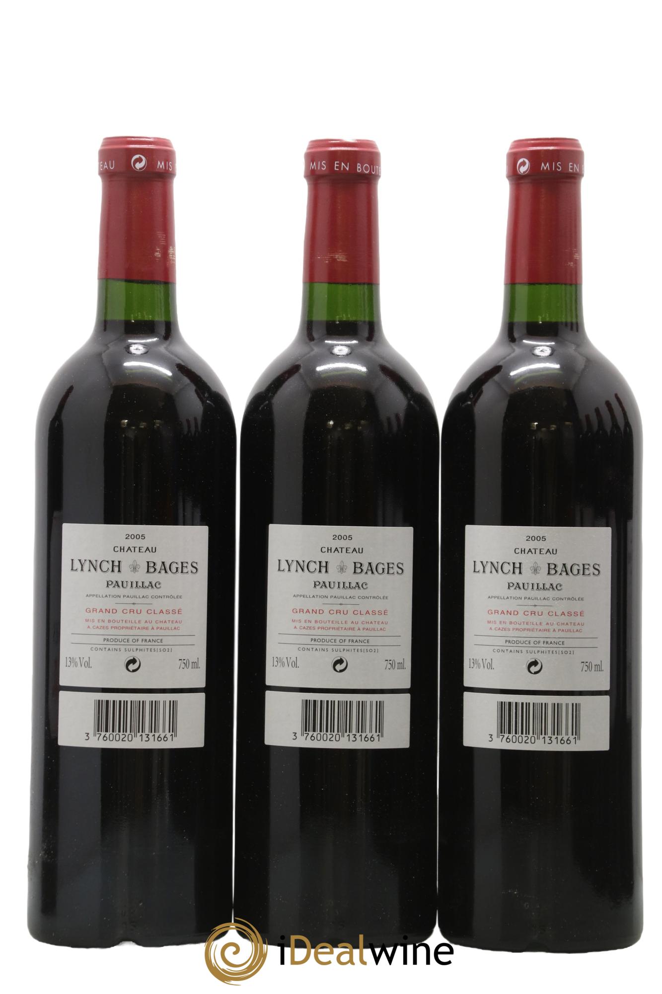 Château Lynch Bages 5ème Grand Cru Classé 2005 - Posten von 12 Flaschen - 4