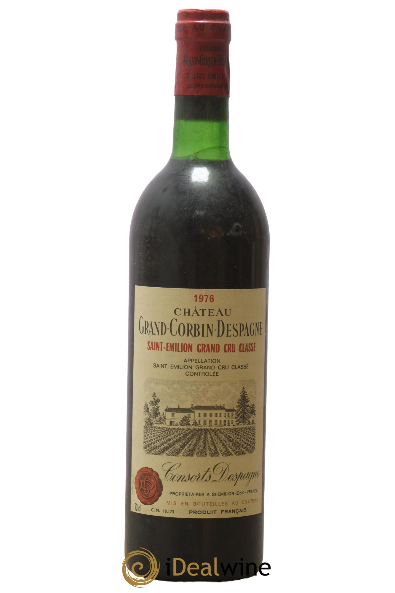 Château Grand Corbin Grand Cru Classé 1976 - Lot of 1 bottle - 0