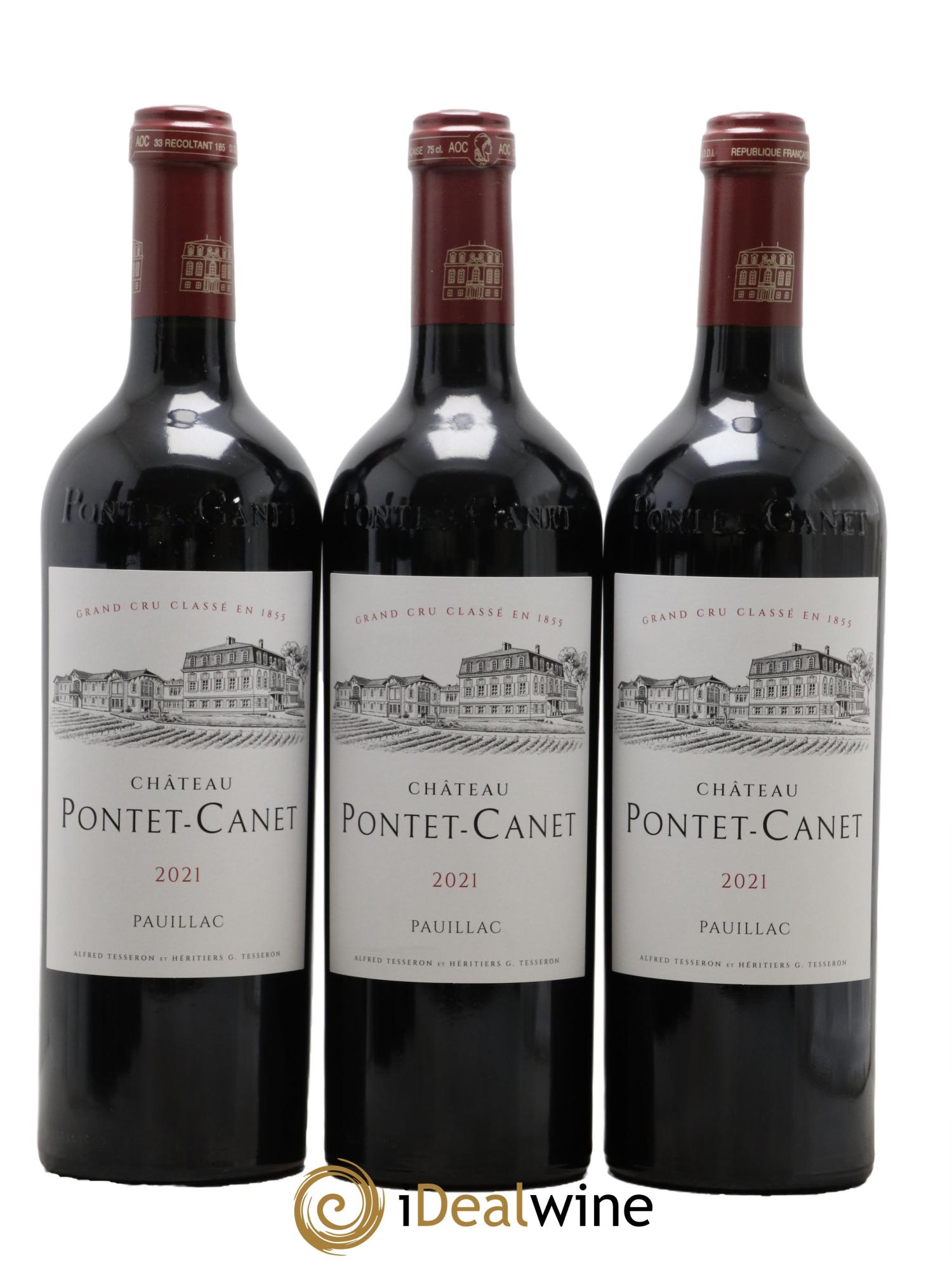 Château Pontet Canet 5ème Grand Cru Classé  2021 - Lot of 6 bottles - 1