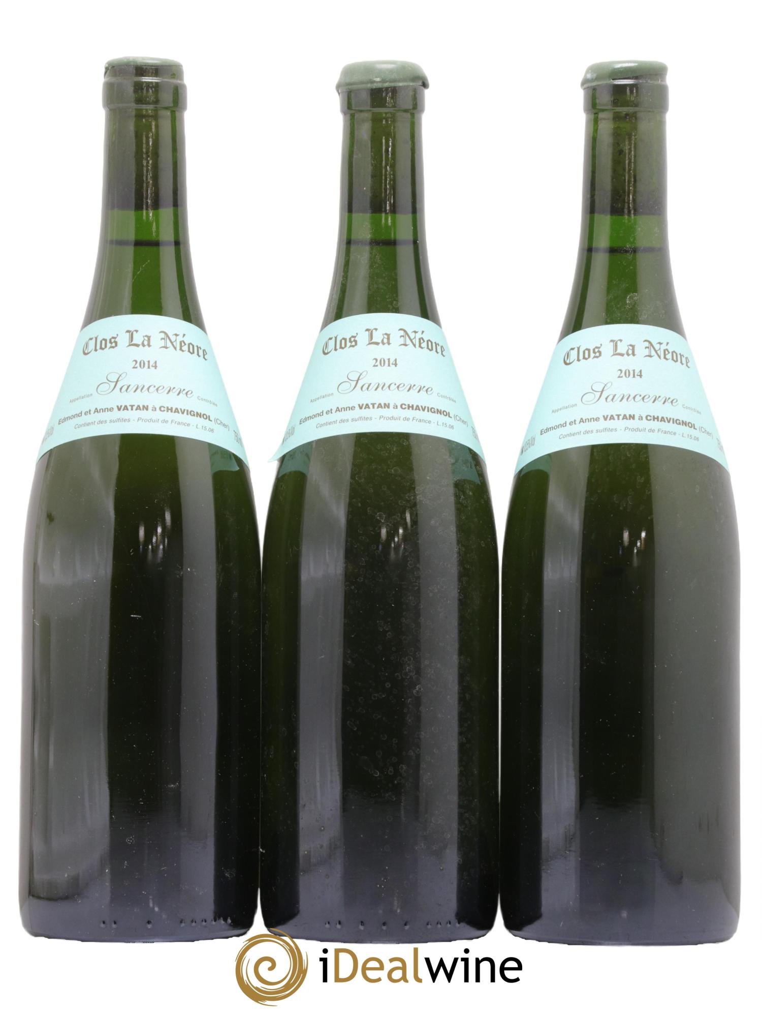Sancerre Clos la Neore Edmond Vatan 2014 - Lot de 3 bouteilles - 0