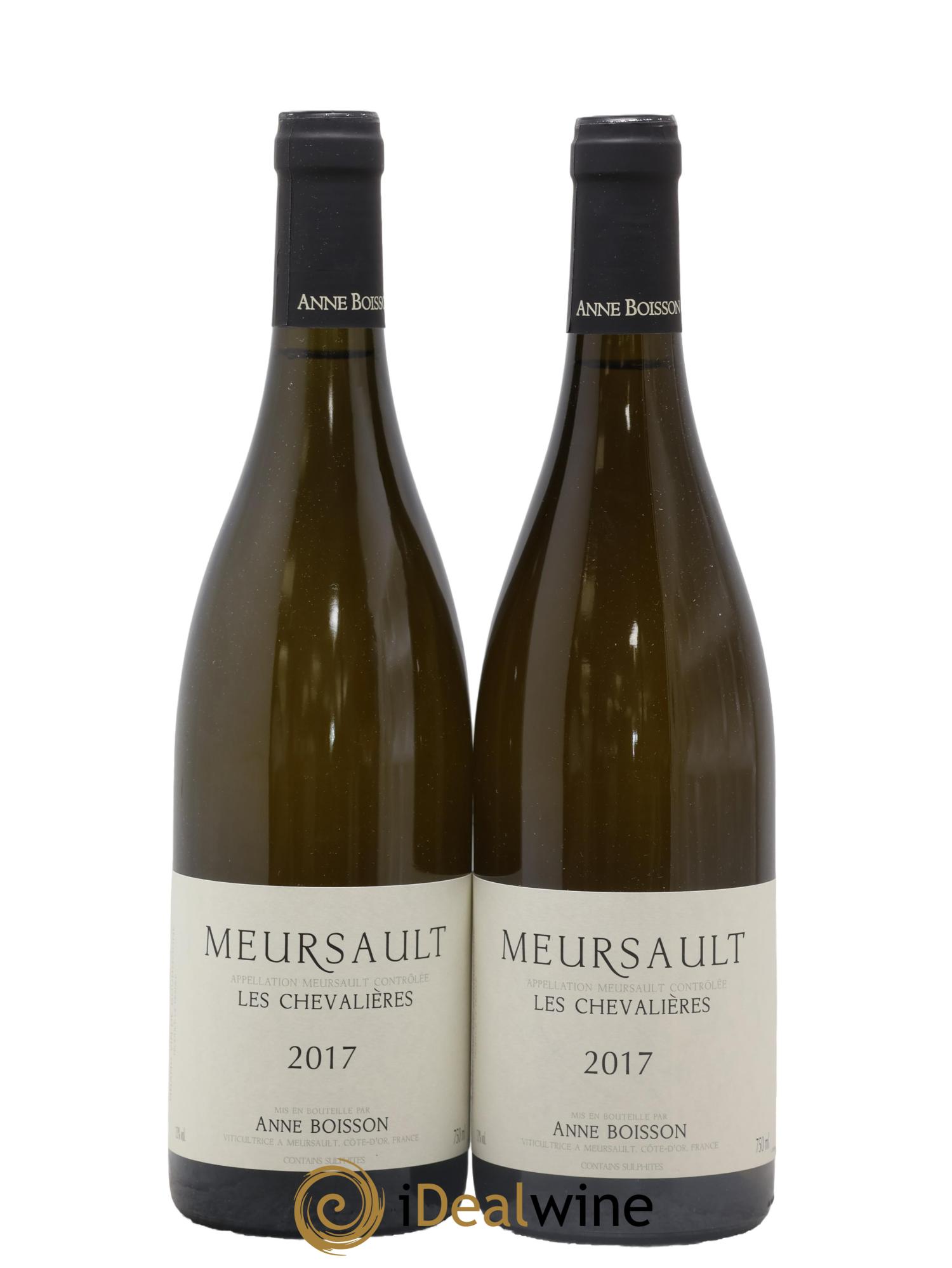 Meursault Les Chevalières Anne Boisson 2017 - Lot of 2 bottles - 0