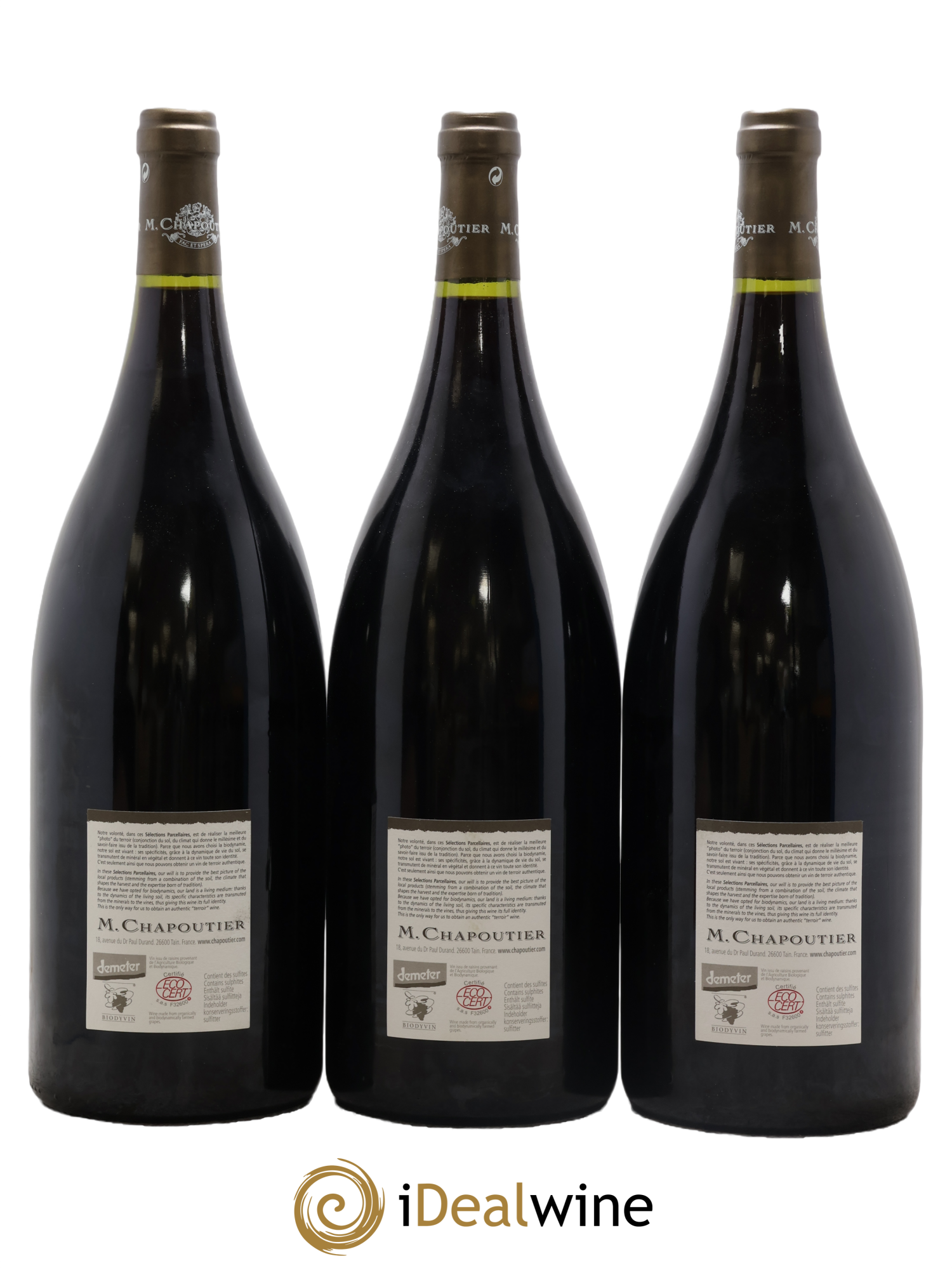 Hermitage Ermitage Le Pavillon Chapoutier 2005 - Lotto di 3 magnum - 1