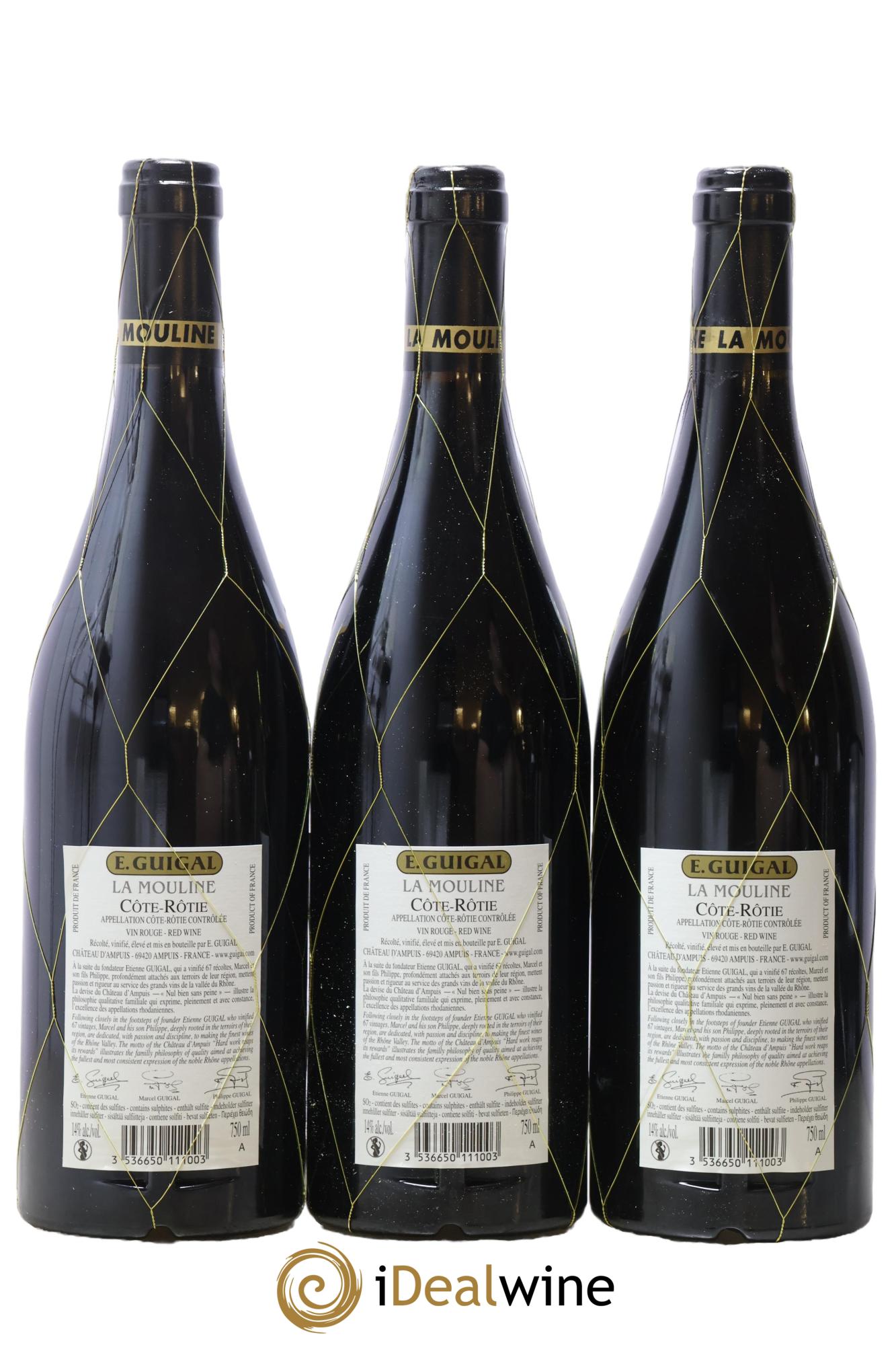 Côte-Rôtie La Mouline Guigal 2015 - Lot de 6 bouteilles - 4