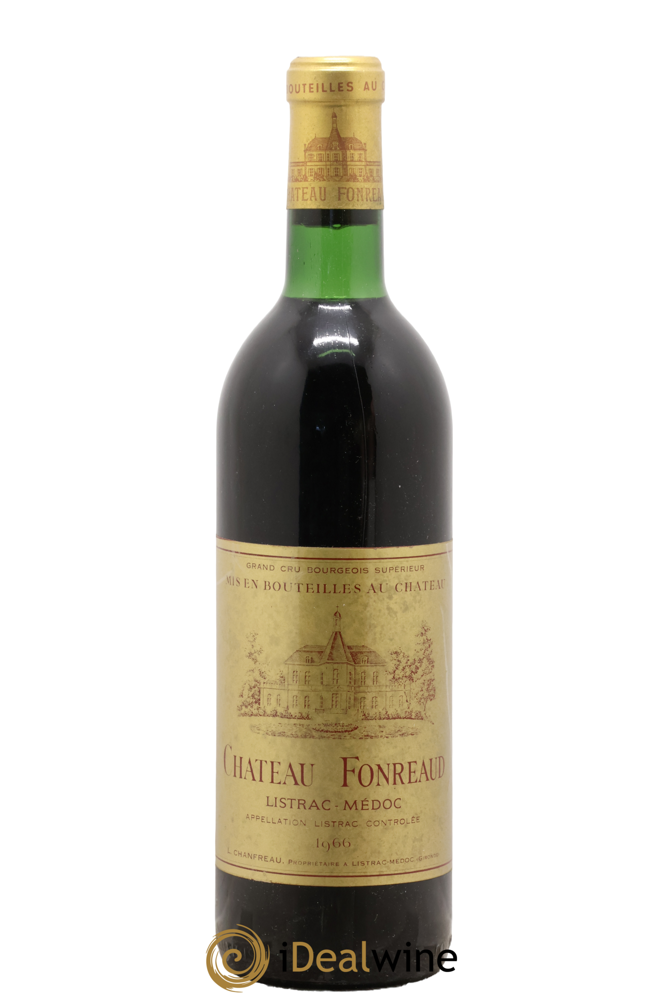 Château Fonréaud Cru Bourgeois 1966 - Posten von 1 Flasche - 0