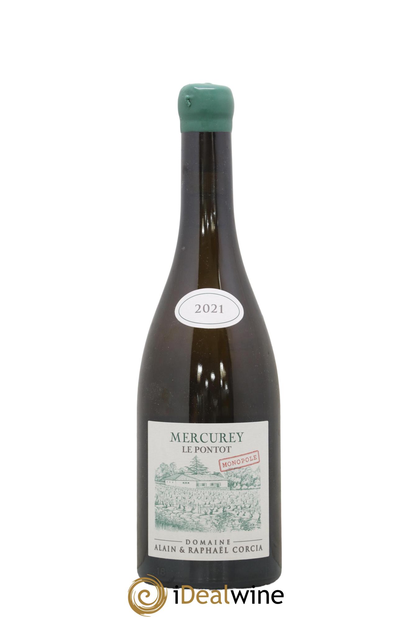 Mercurey Le Pontot Raphaël Corcia  2021 - Posten von 1 Flasche - 0