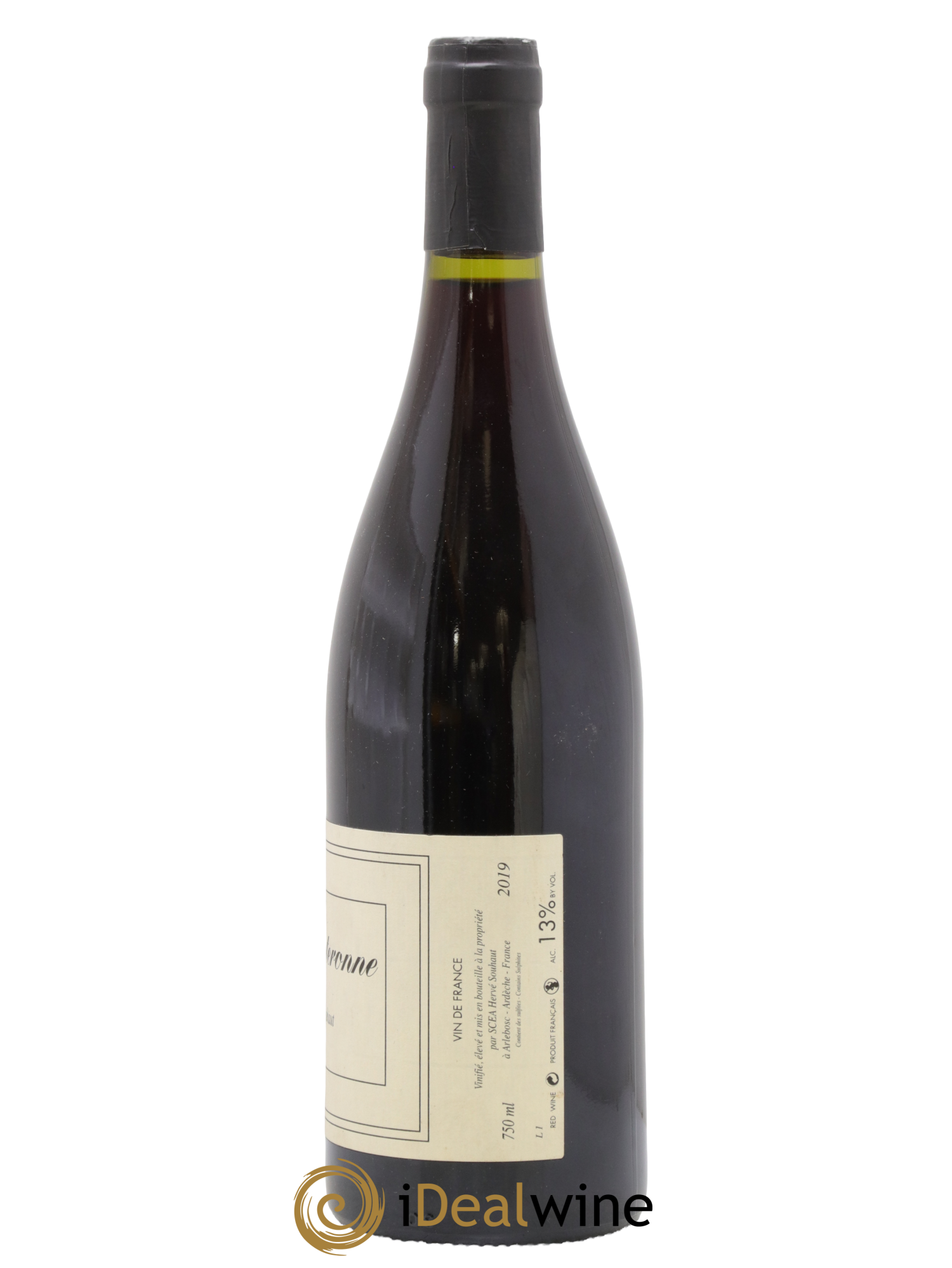 Ardèche La Souteronne Hervé Souhaut - Domaine Romaneaux-Destezet 2019 - Lot de 1 bouteille - 1