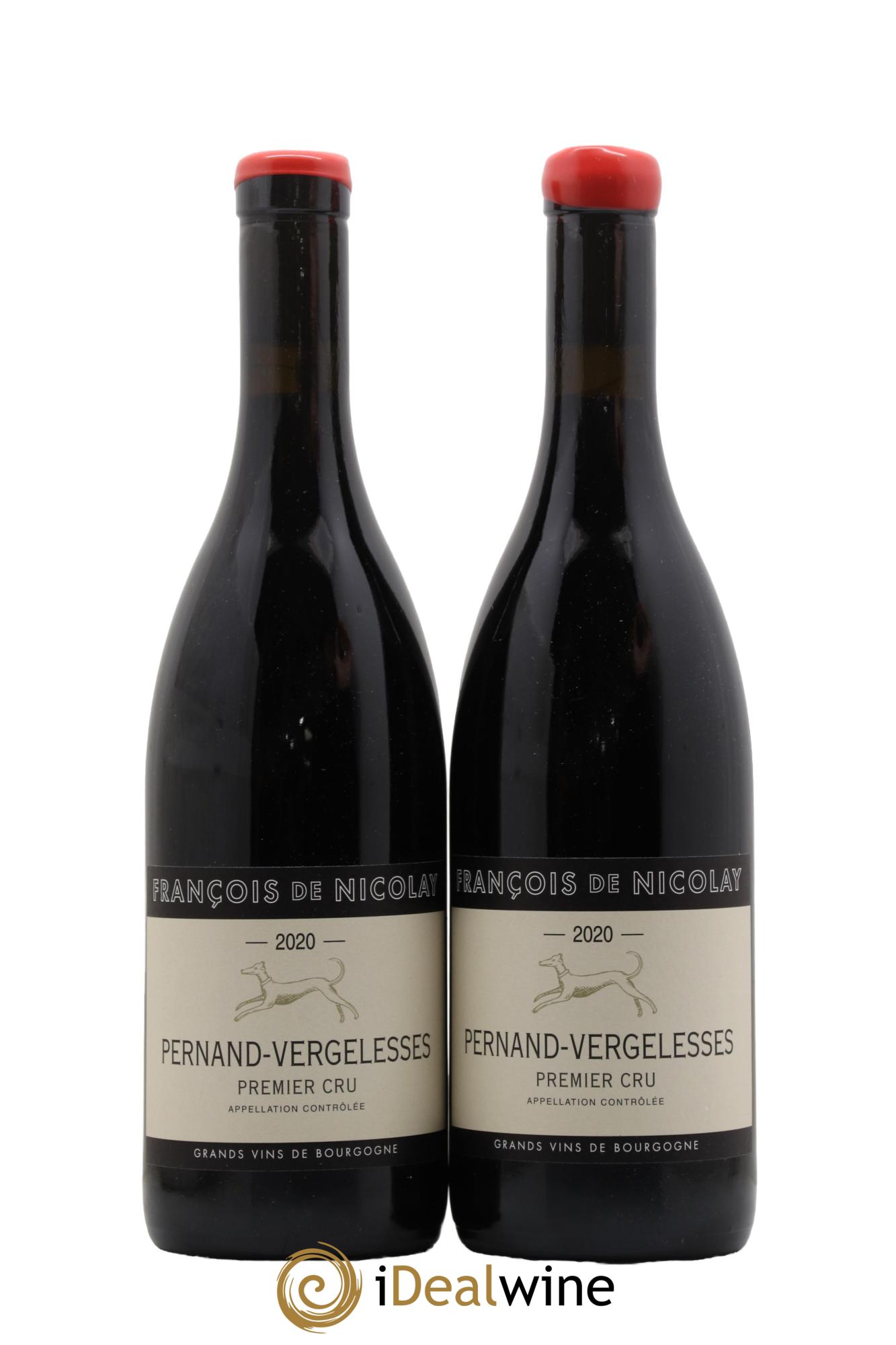 Pernand-Vergelesses 1er Cru Francois de Nicolay 2020 - Lot de 2 bouteilles - 0