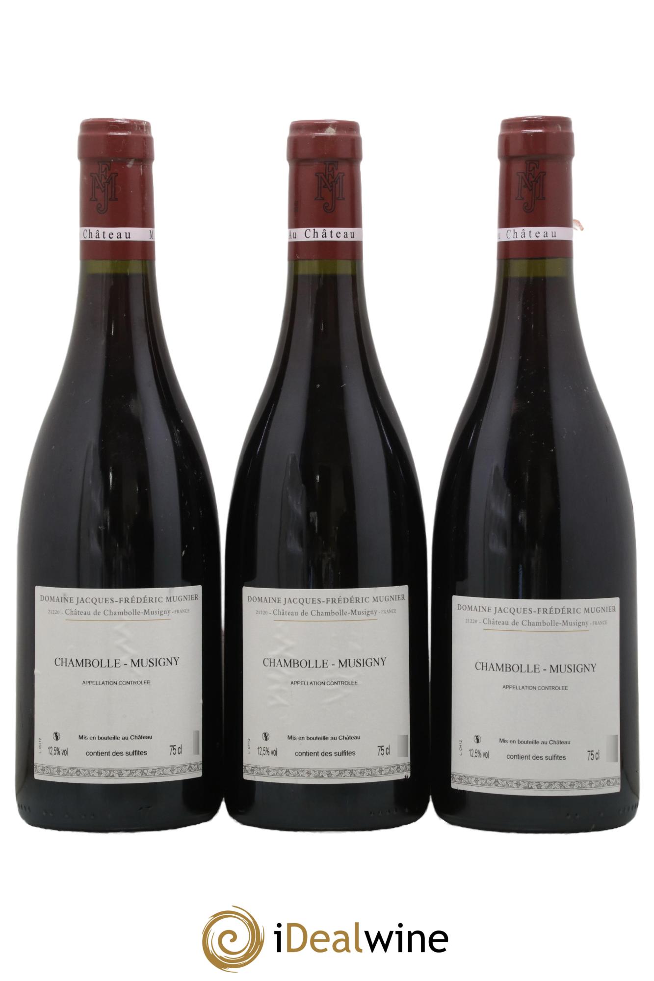Chambolle-Musigny Jacques-Frédéric Mugnier 2012 - Lotto di 3 bottiglie - 1