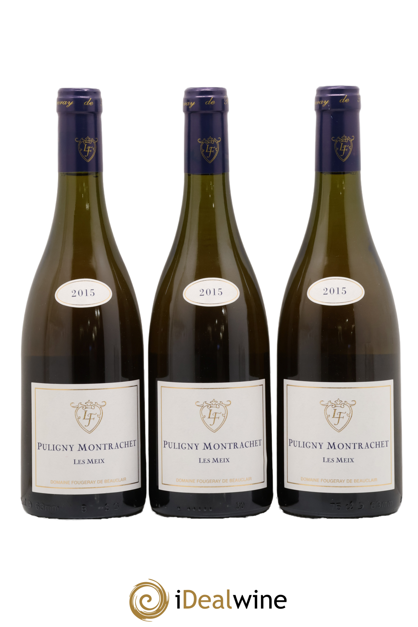 Puligny-Montrachet Les Meix Fougeray de Beauclair 2015 - Lot de 3 bouteilles - 0