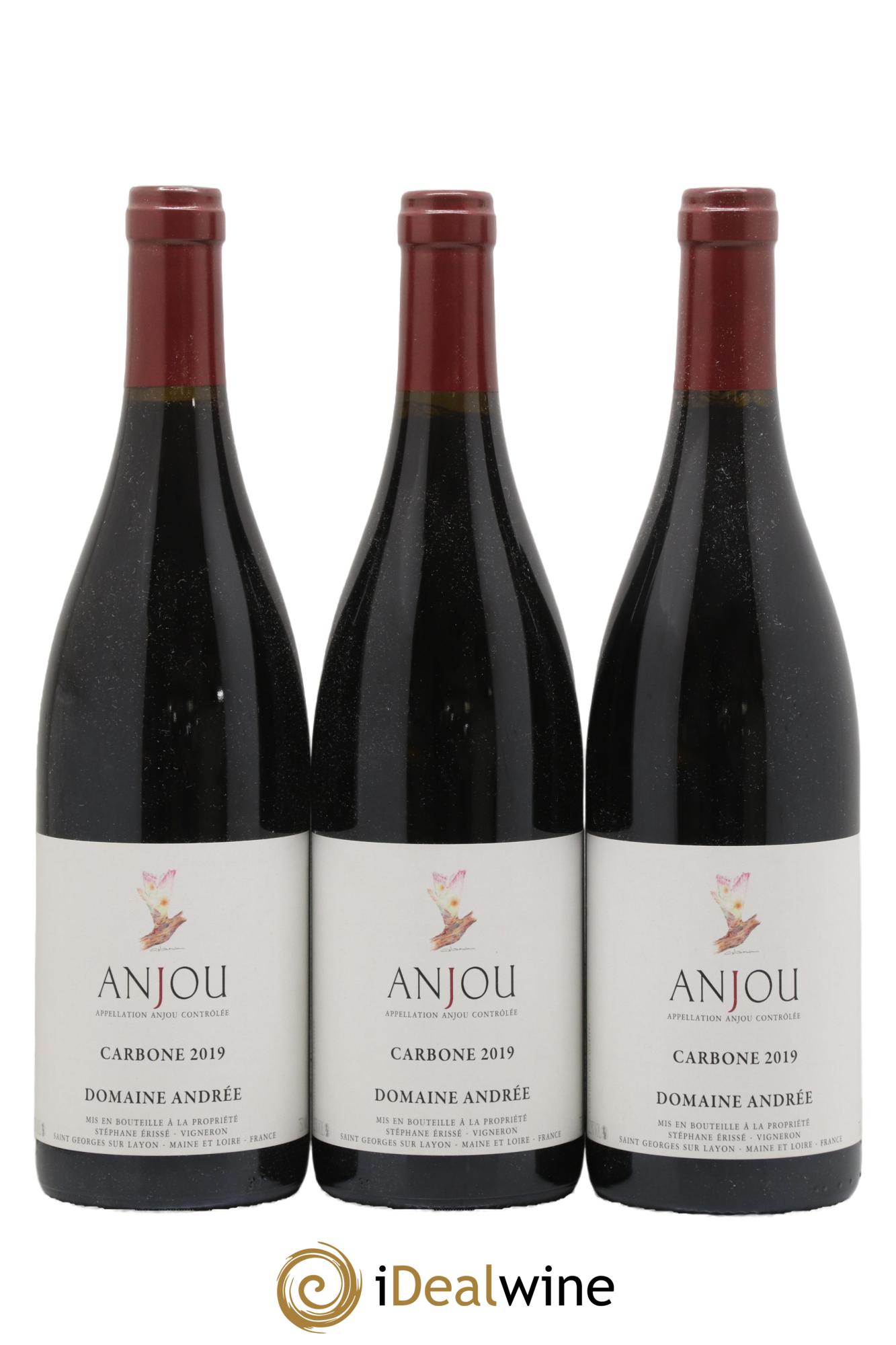 Anjou Carbone Andrée (Domaine) 2019 - Lot de 3 bouteilles - 0