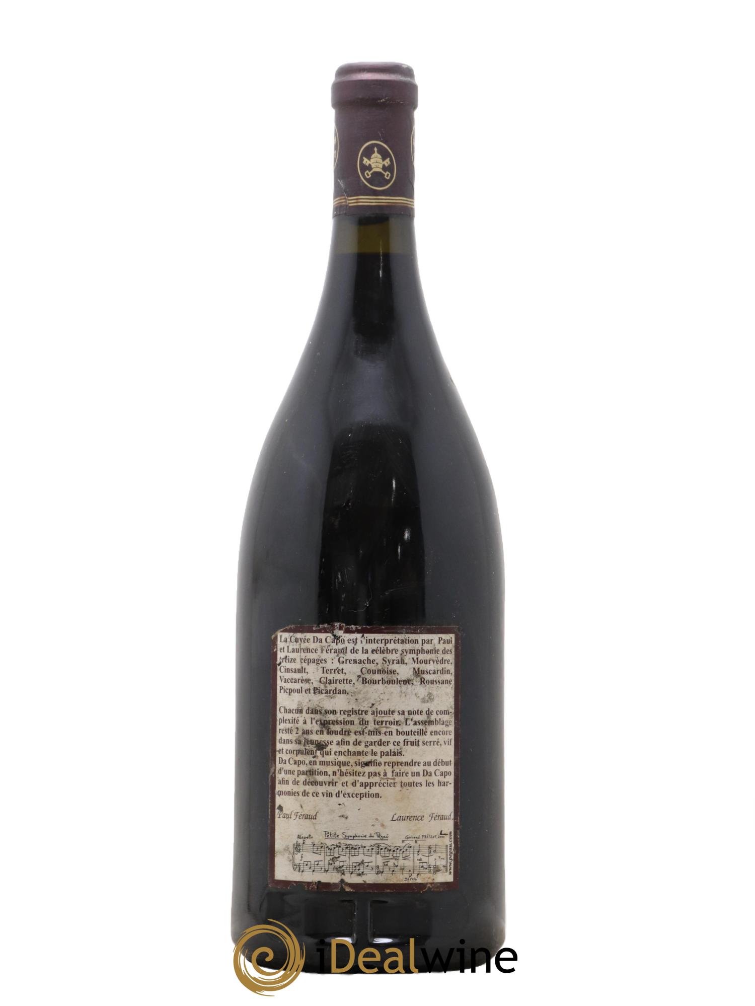 Châteauneuf-du-Pape Domaine du Pégau Cuvée Da Capo Paul et Laurence Féraud  1998 - Lot of 1 magnum - 1