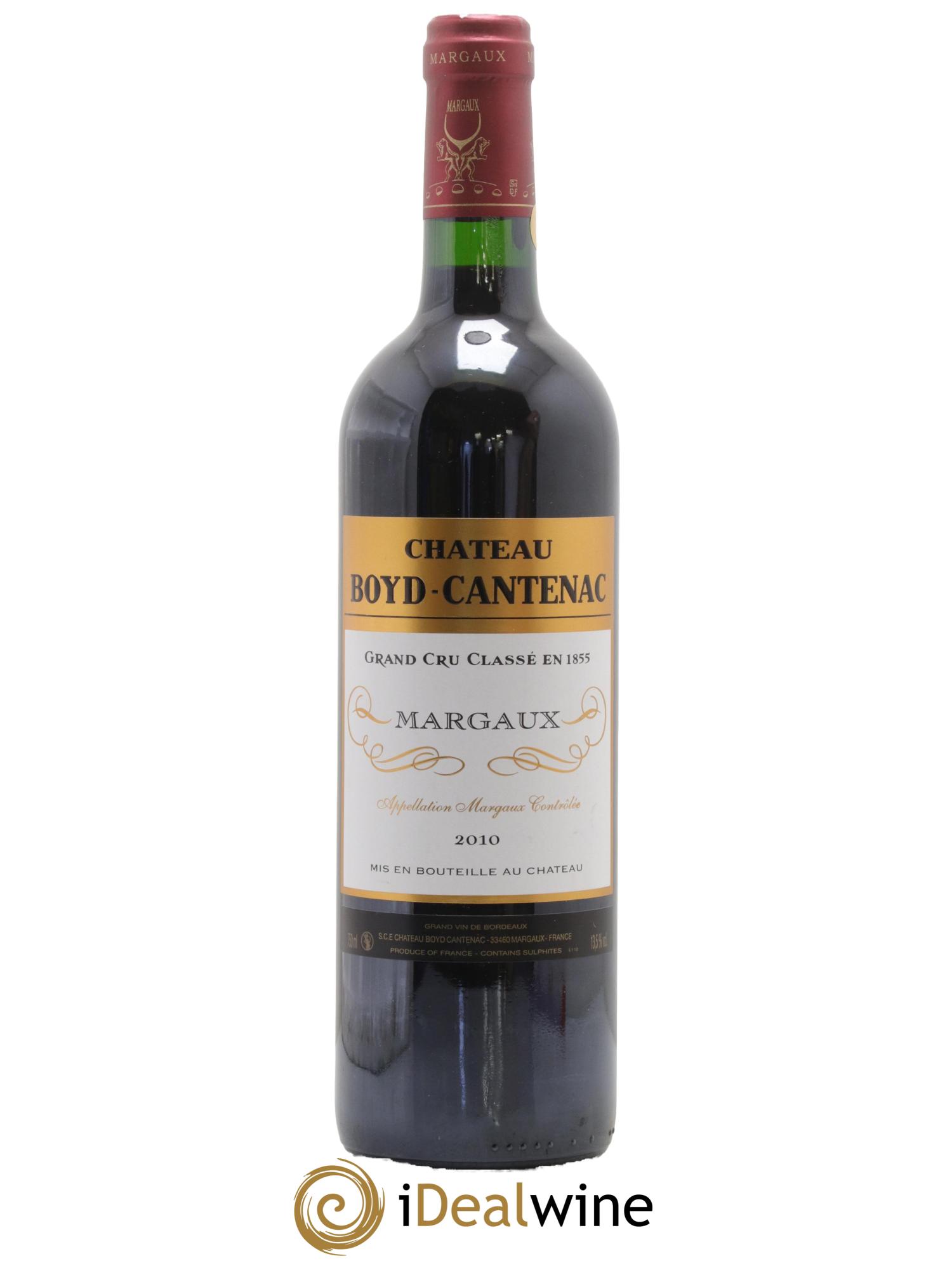 Château Boyd Cantenac 3ème Grand Cru Classé 2010 - Lot de 1 bouteille - 0