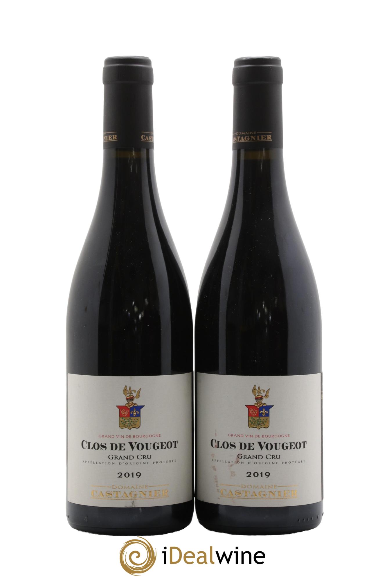 Clos de Vougeot Grand Cru Castagnier (Domaine) 2019 - Lotto di 2 bottiglie - 0