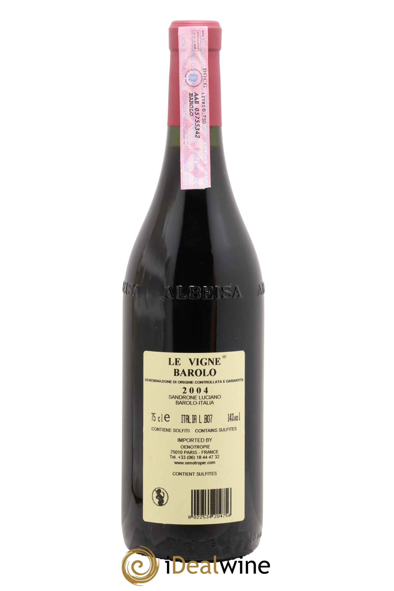 Barolo DOCG Le Vigne Luciano Sandrone 2004 - Lot of 1 bottle - 1