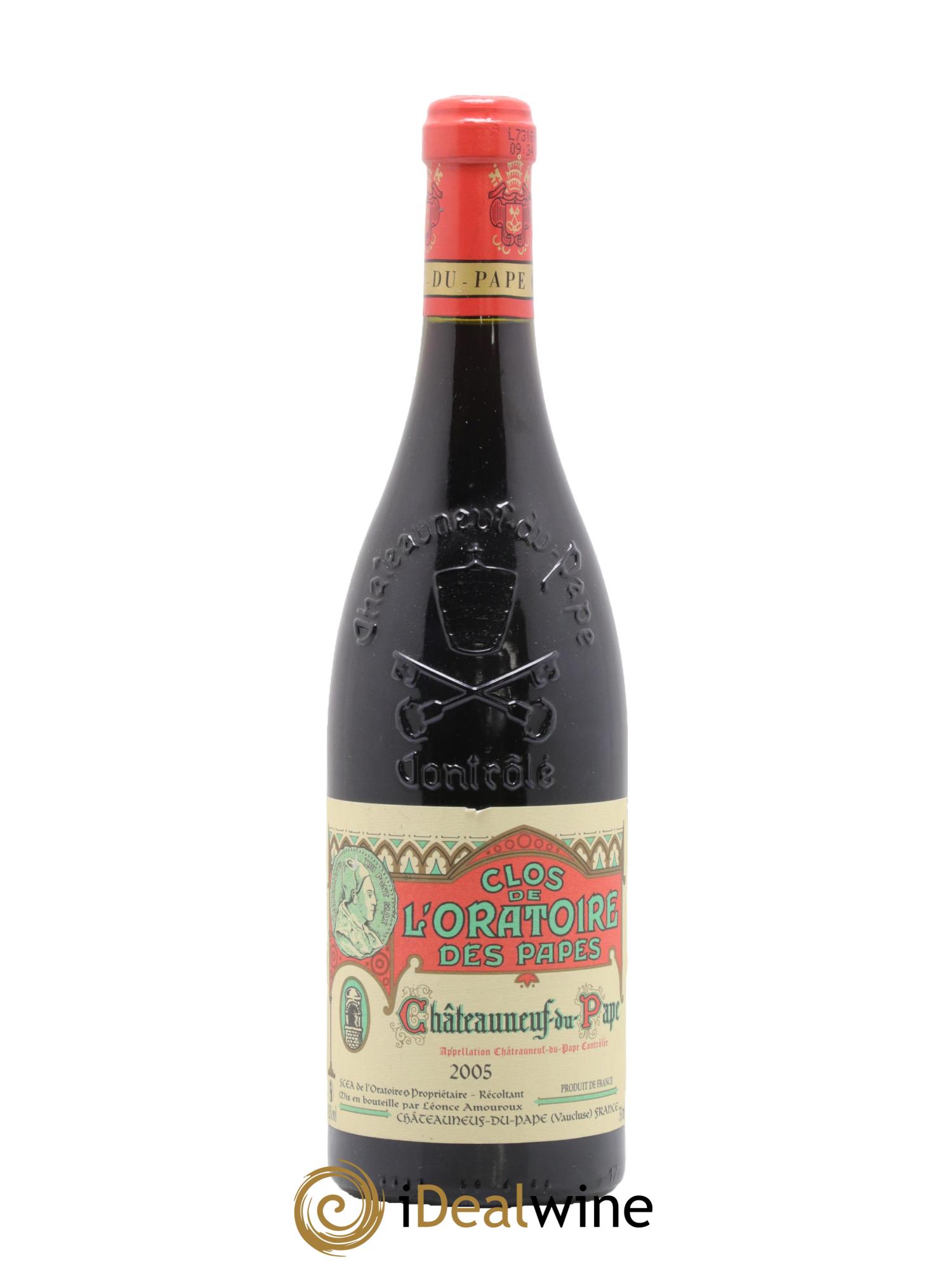 Châteauneuf-du-Pape Clos de l'Oratoire des Papes 2005 - Lot de 1 bouteille - 0