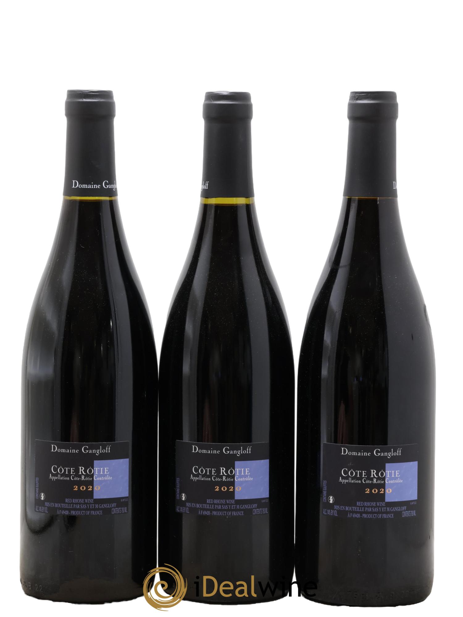 Côte-Rôtie La Barbarine Gangloff (Domaine) 2020 - Posten von 3 Flaschen - 1
