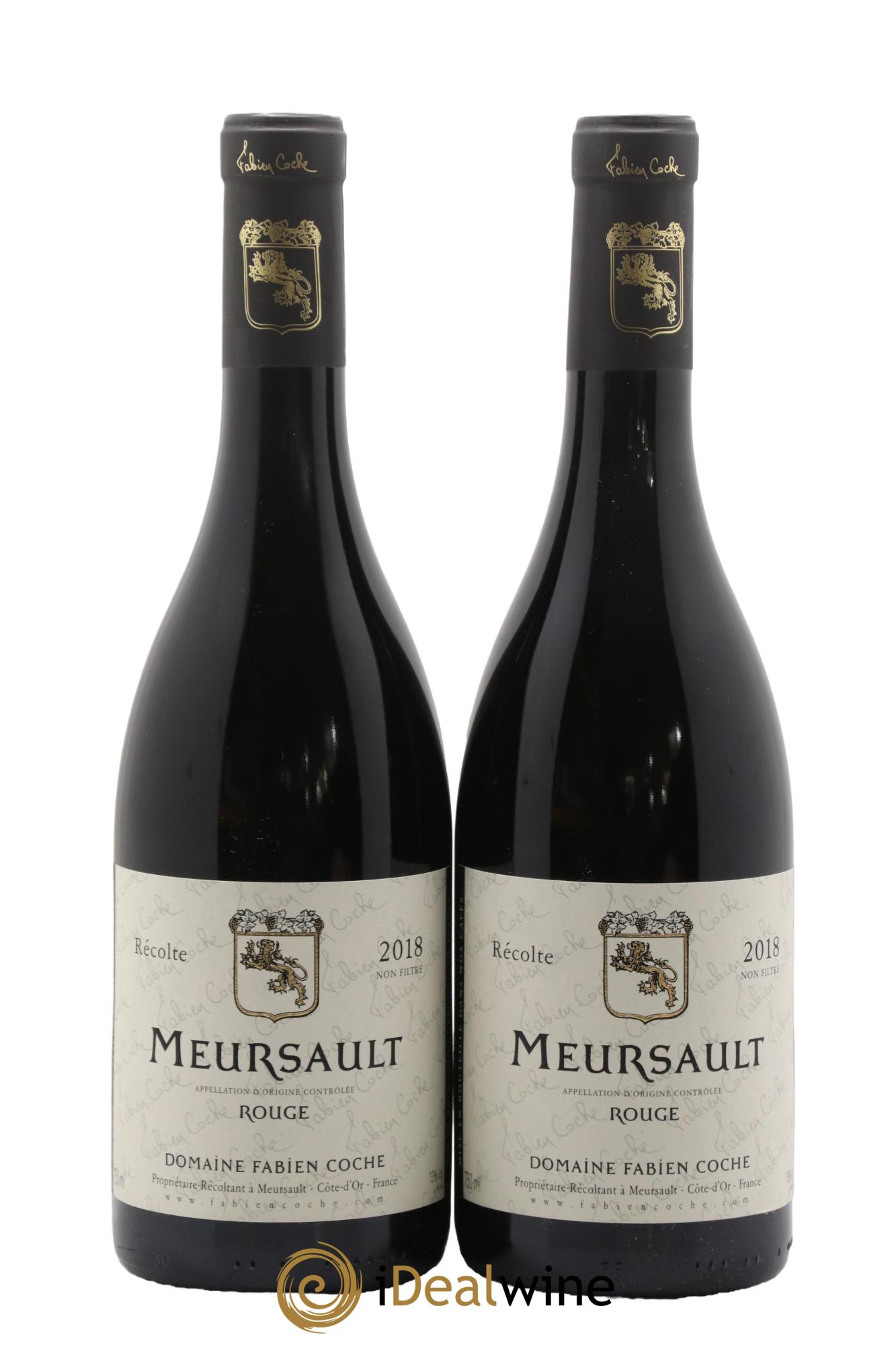 Meursault Fabien Coche 2018 - Lot of 2 bottles - 0