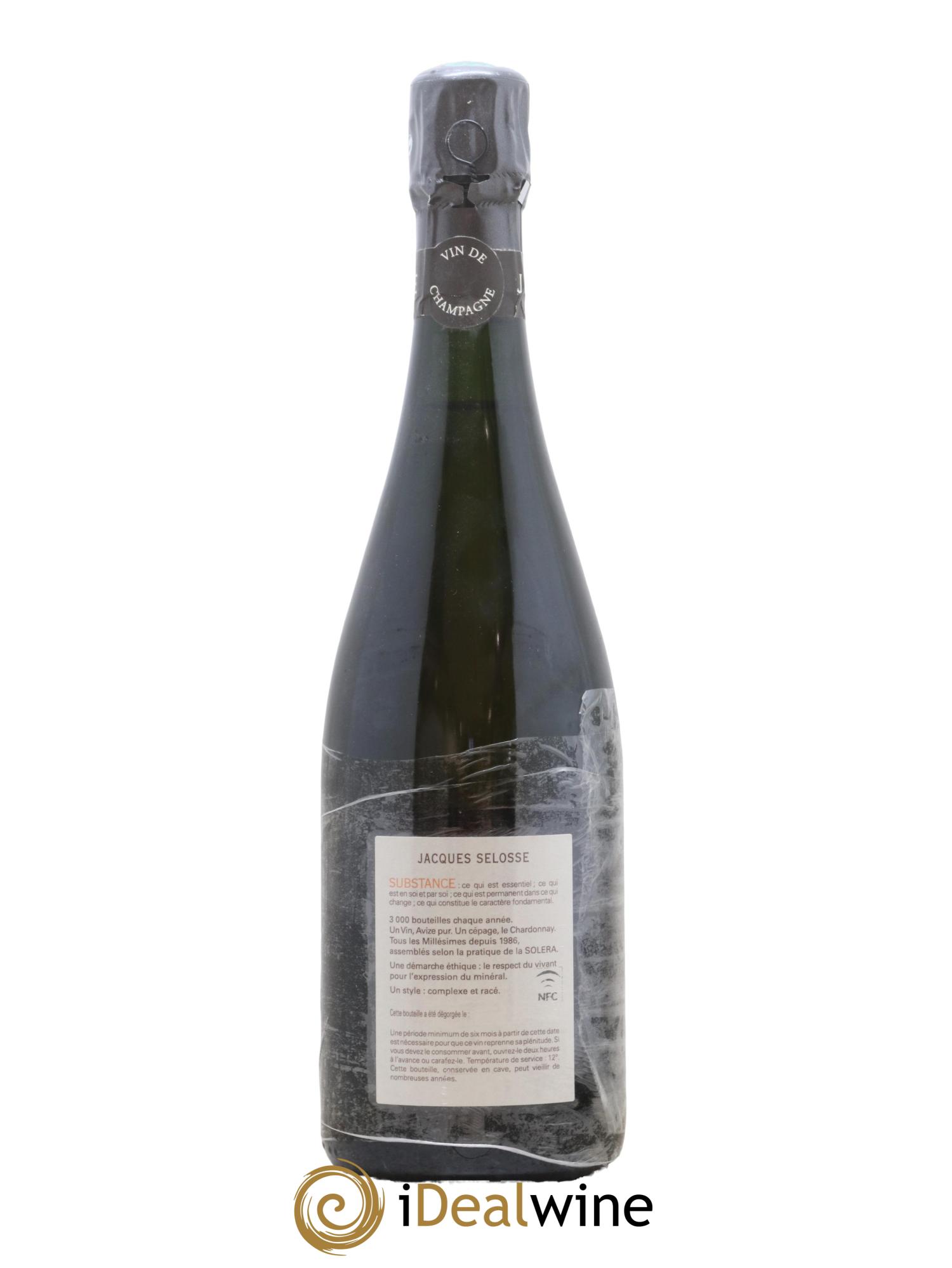 Substance Jacques Selosse - Lot de 1 bouteille - 1