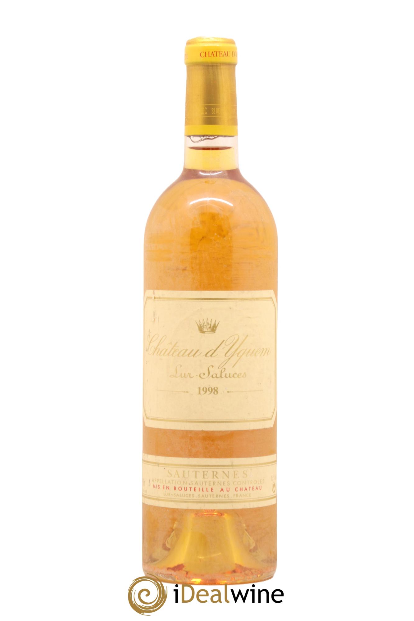 Château d' Yquem 1er Cru Classé Supérieur 1998 - Lotto di 1 bottiglia - 0