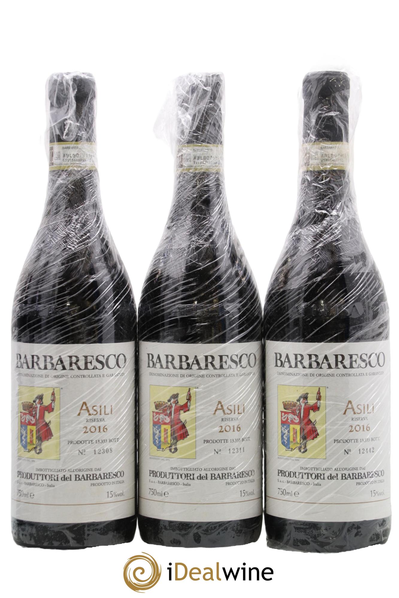 Barbaresco DOCG Asili Produttori del Barbaresco 2016 - Lot of 3 bottles - 0