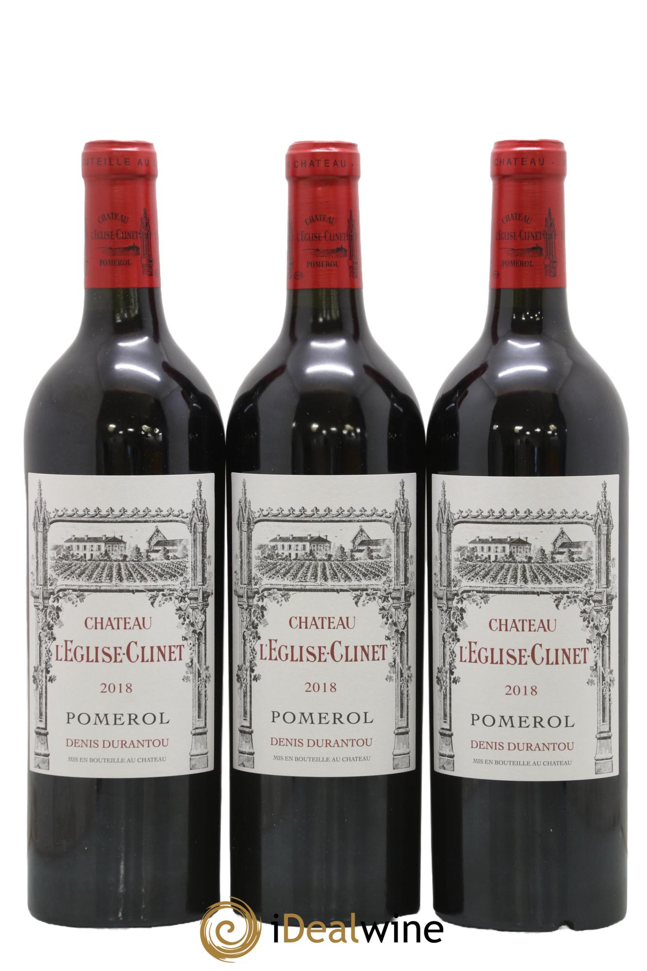 Château l' Église Clinet  2018 - Lot de 3 bouteilles - 0