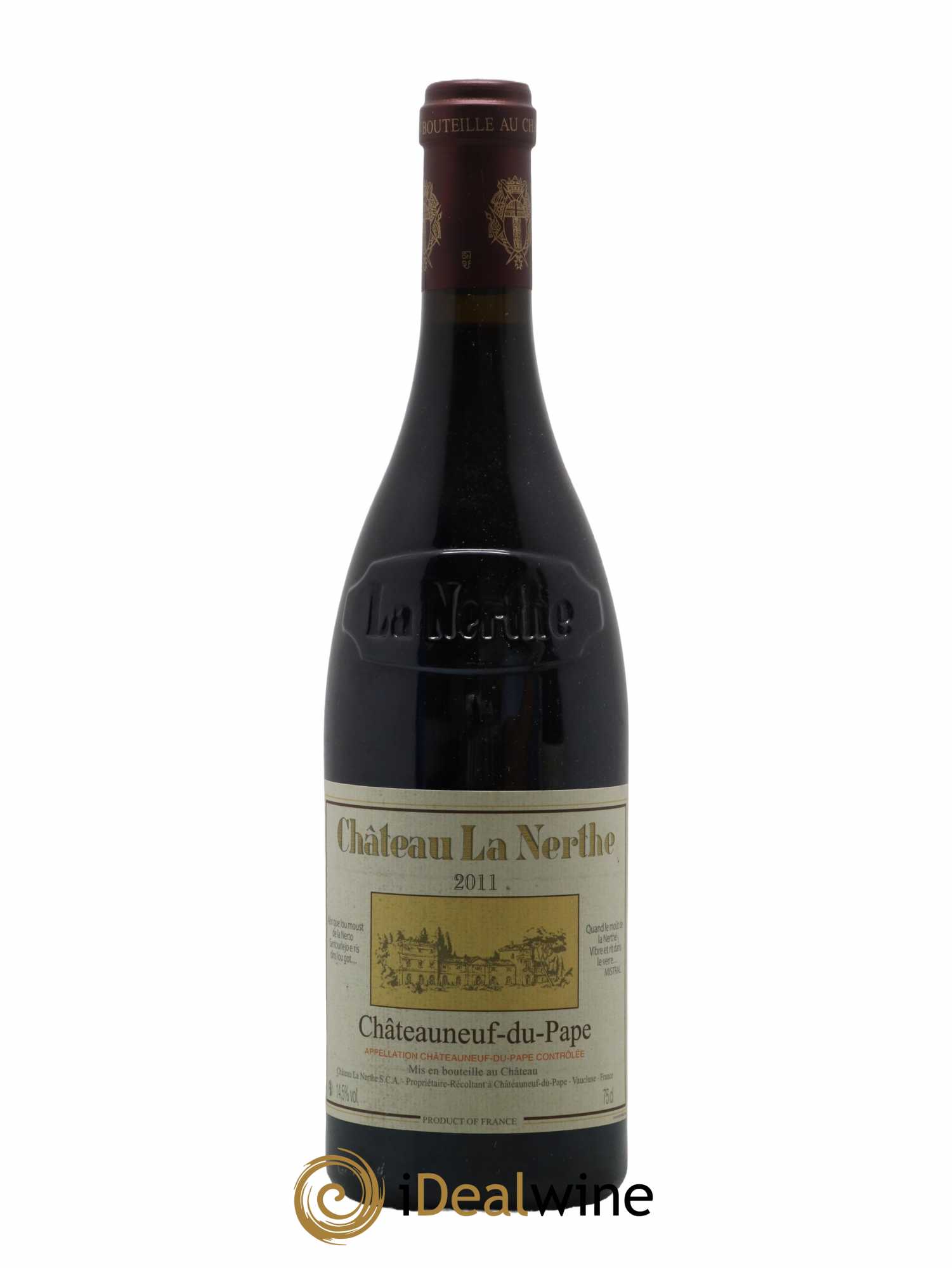 Châteauneuf-du-Pape Château la Nerthe Famille Richard 2011 - Lot de 1 bouteille - 0