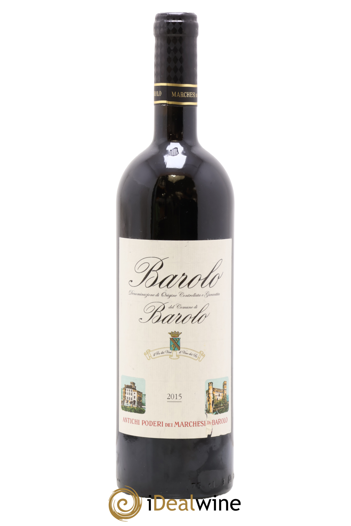 Barolo DOC Del Commune di Barolo Antichi Poderi Marchesi de Barolo 2015 - Lote de 1 botella - 0