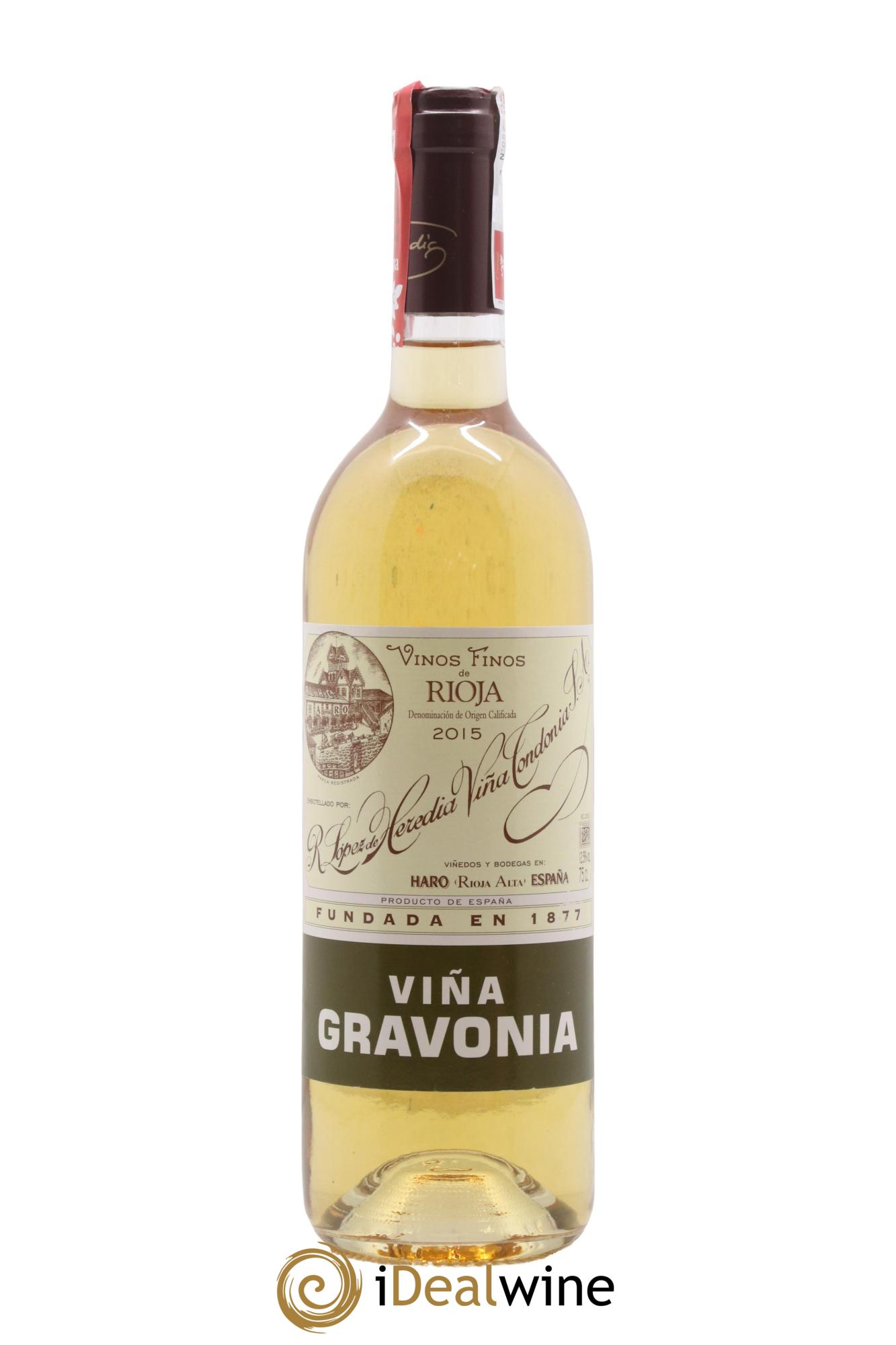 Rioja DOCA Vina Gravonia Crianza Vina Tondonia R. Lopez de Heredia 2015 - Lot of 1 bottle - 0