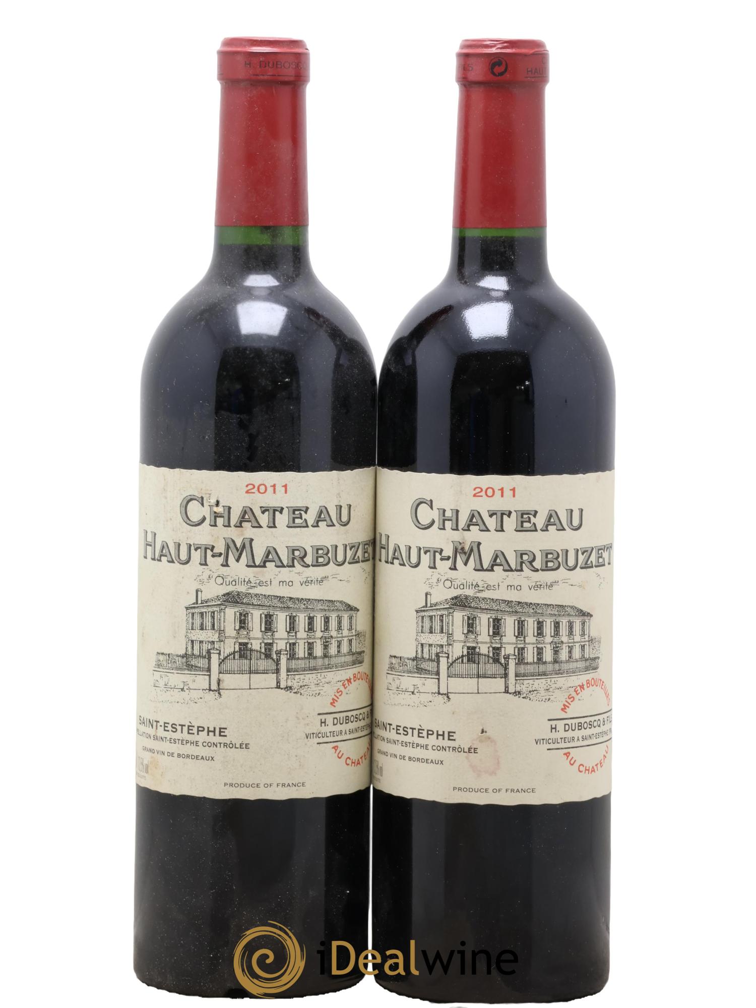 Château Haut Marbuzet 2011 - Lotto di 2 bottiglie - 0
