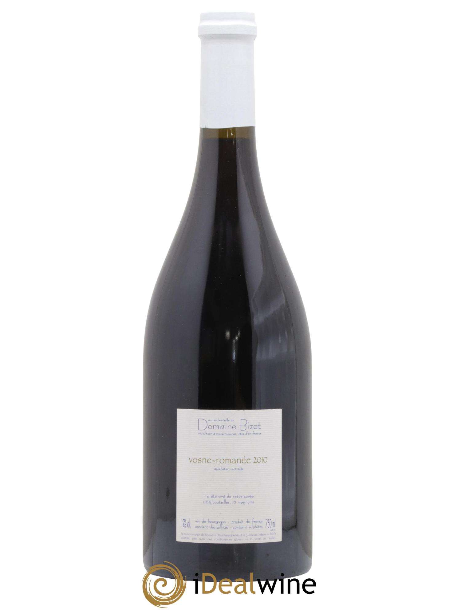 Vosne-Romanée Bizot (Domaine) 2010 - Posten von 1 Flasche - 1