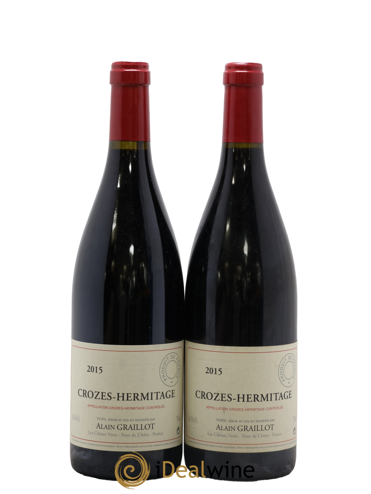 Crozes-Hermitage Domaine Graillot 2015 - Posten von 2 Flaschen - 0