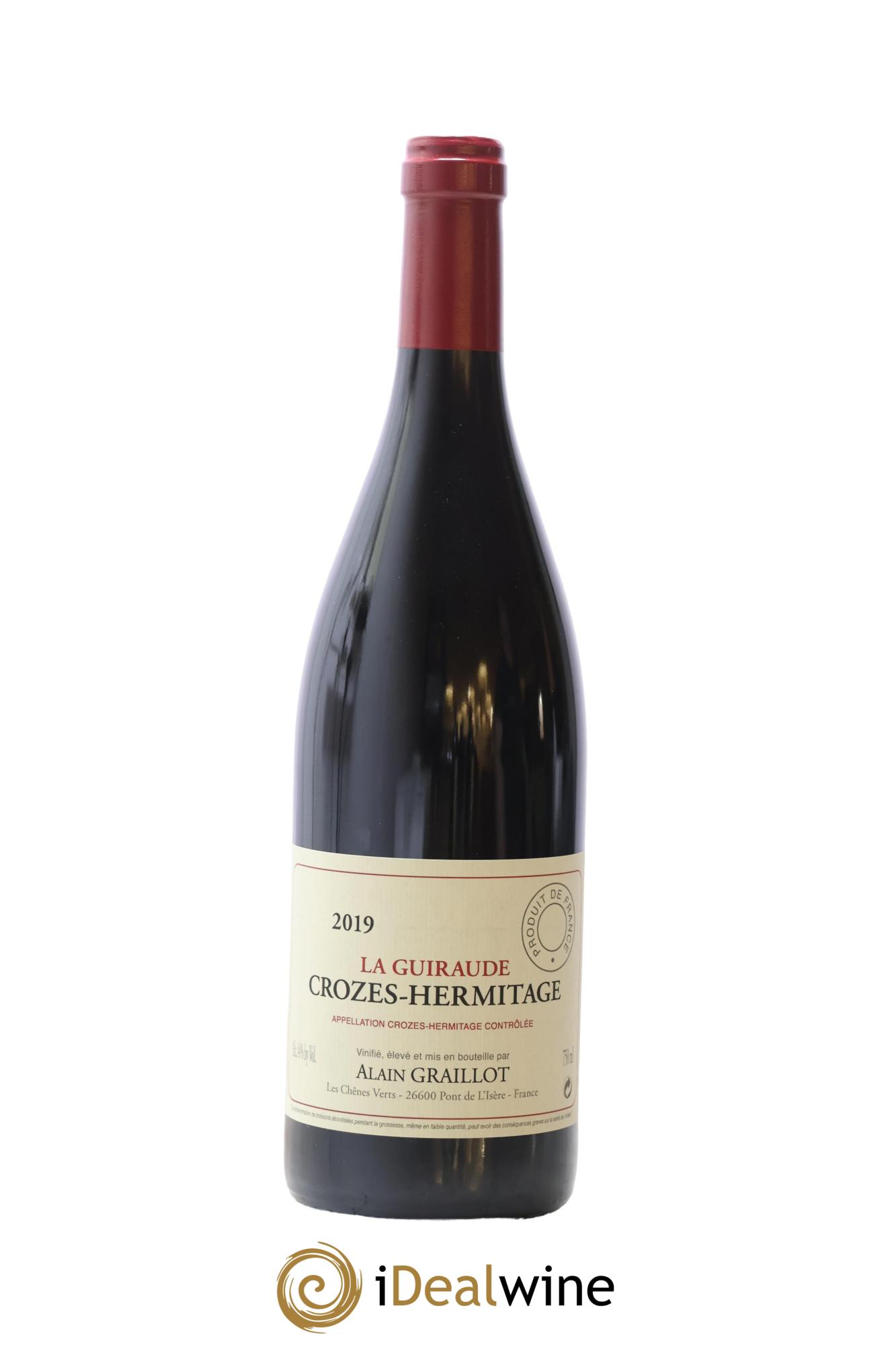 Crozes-Hermitage La Guiraude Domaine Graillot 2019 - Lot of 1 bottle - 0