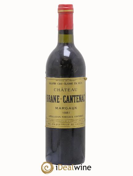 Château Brane Cantenac 2ème Grand Cru Classé 1981 - Lot of 1 bottle - 0